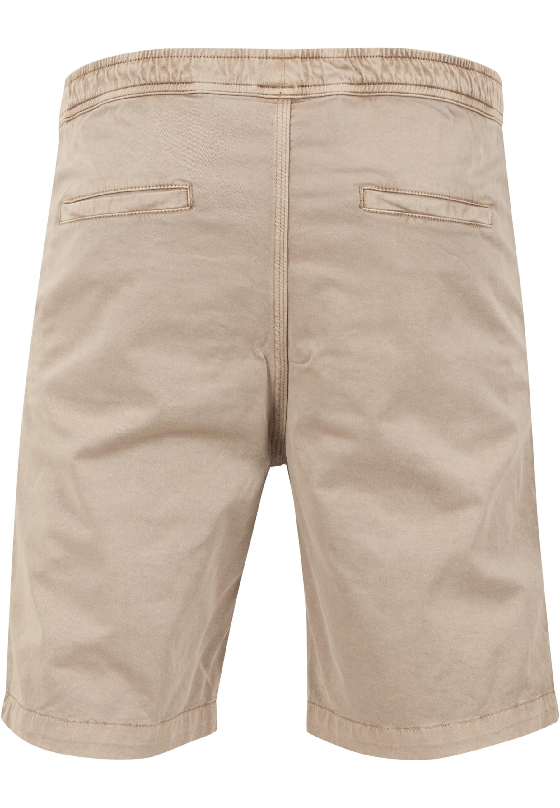 URBAN CLASSICS Stoffhose »Urban Classics Herren Stretch Twill Joggshorts«, (1 tlg.)