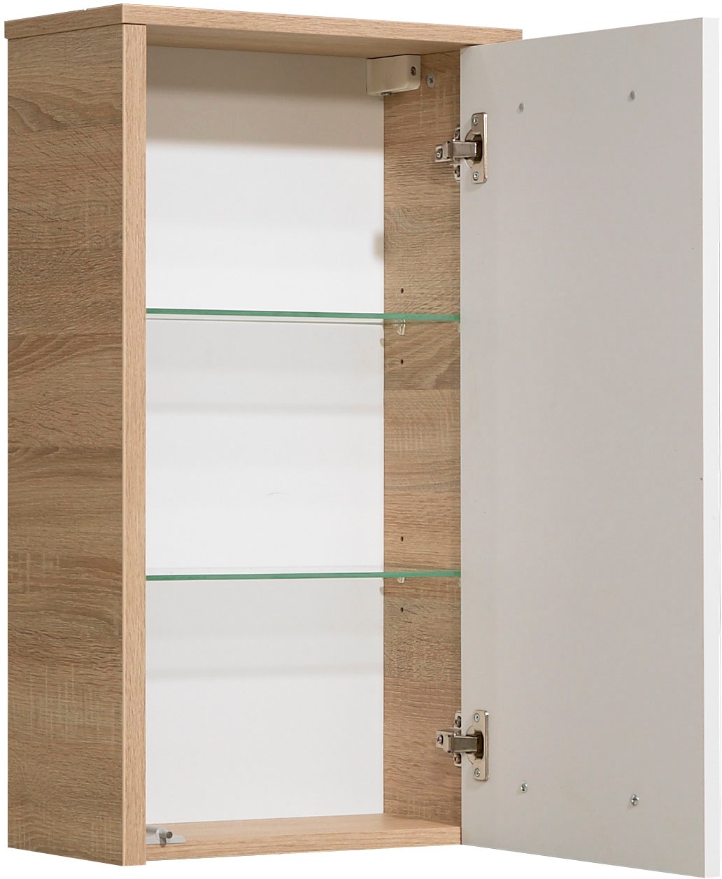 Saphir Badmöbel-Set »Quickset 382 5-teilig, Waschbeckenunterschrank mit LED-Spiegelschrank«, (11 St.), Hochschrank, Unterschrank, Hängeschrank, inkl. Türdämpfer, 8 Türen