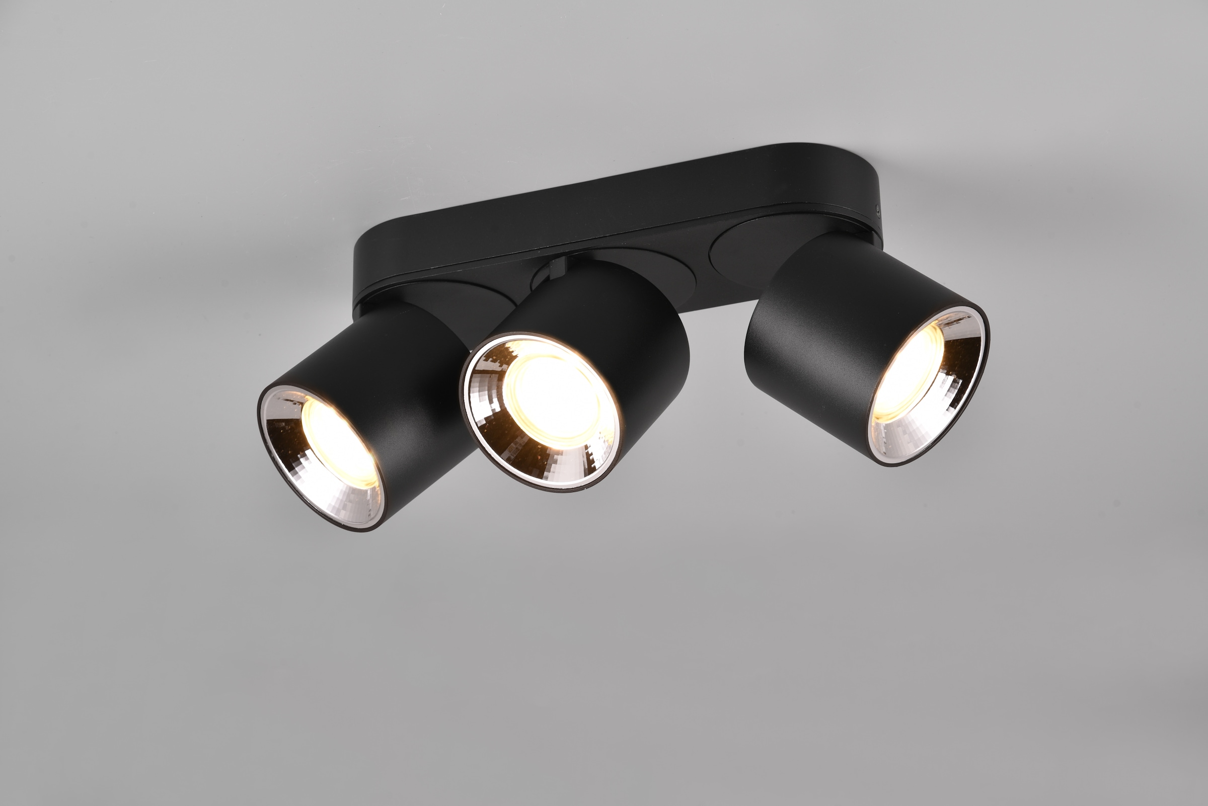 TRIO Leuchten Deckenleuchte »GUAYANA, Deckenspot 3-flammig exkl 3x GU10 max 10W Spot verstellbar« GU10 1 Stk. warmweiß - kaltweiß als Aufbauspot oder Einbauspot nutzbar Spot schwenkbar und drehbar