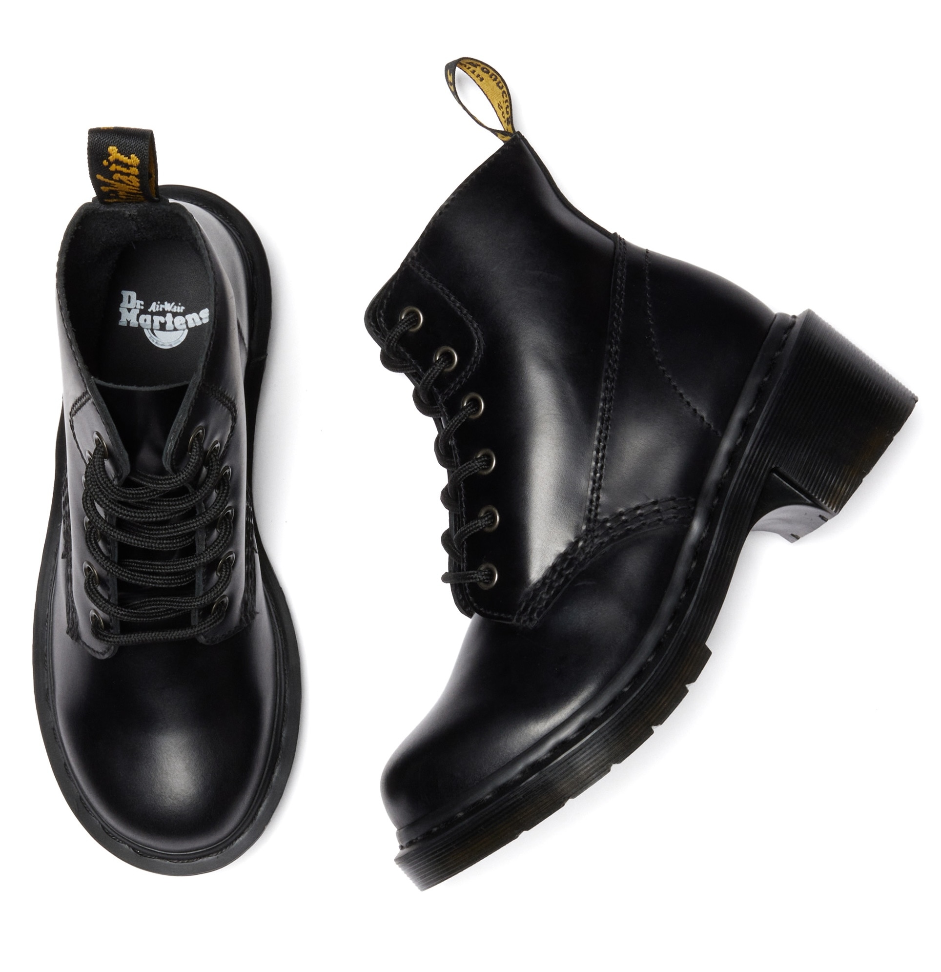 DR. MARTENS Schnürboots »Alderstone«  Stiefelette, Schnürboots mit Blockabsatz