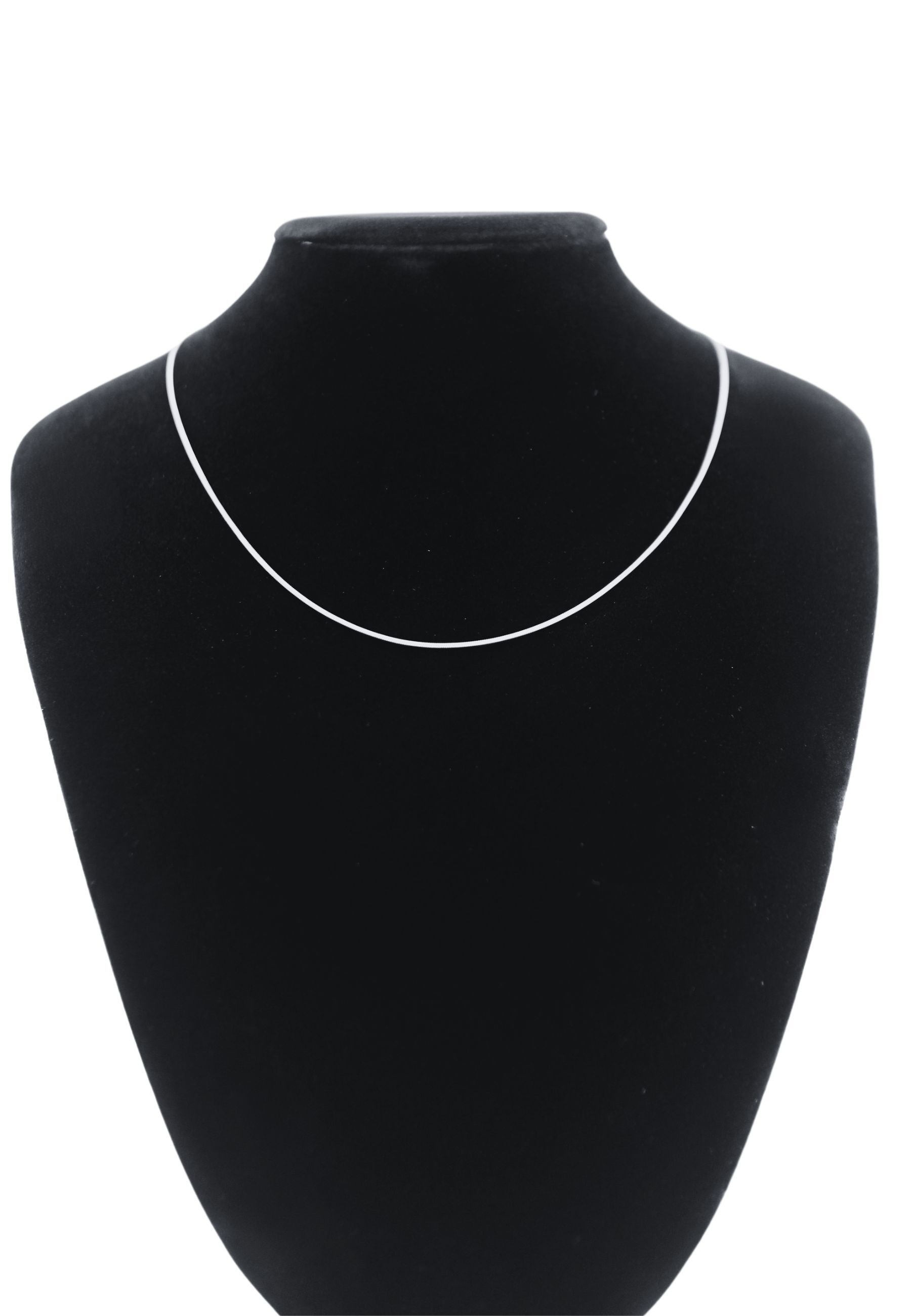 ADELIA ́S Damen Edelstahlkette "Damen Edelstahl Schmuck Edelstahl Schlangen Halskette Ø 1 mm", 42, Edelstahl, silber, Edelstahl, Halsketten,