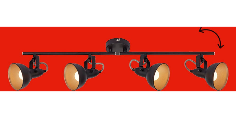 Briloner Leuchten LED Deckenspot »Soft«, für Leuchtmitttel 4 x E14