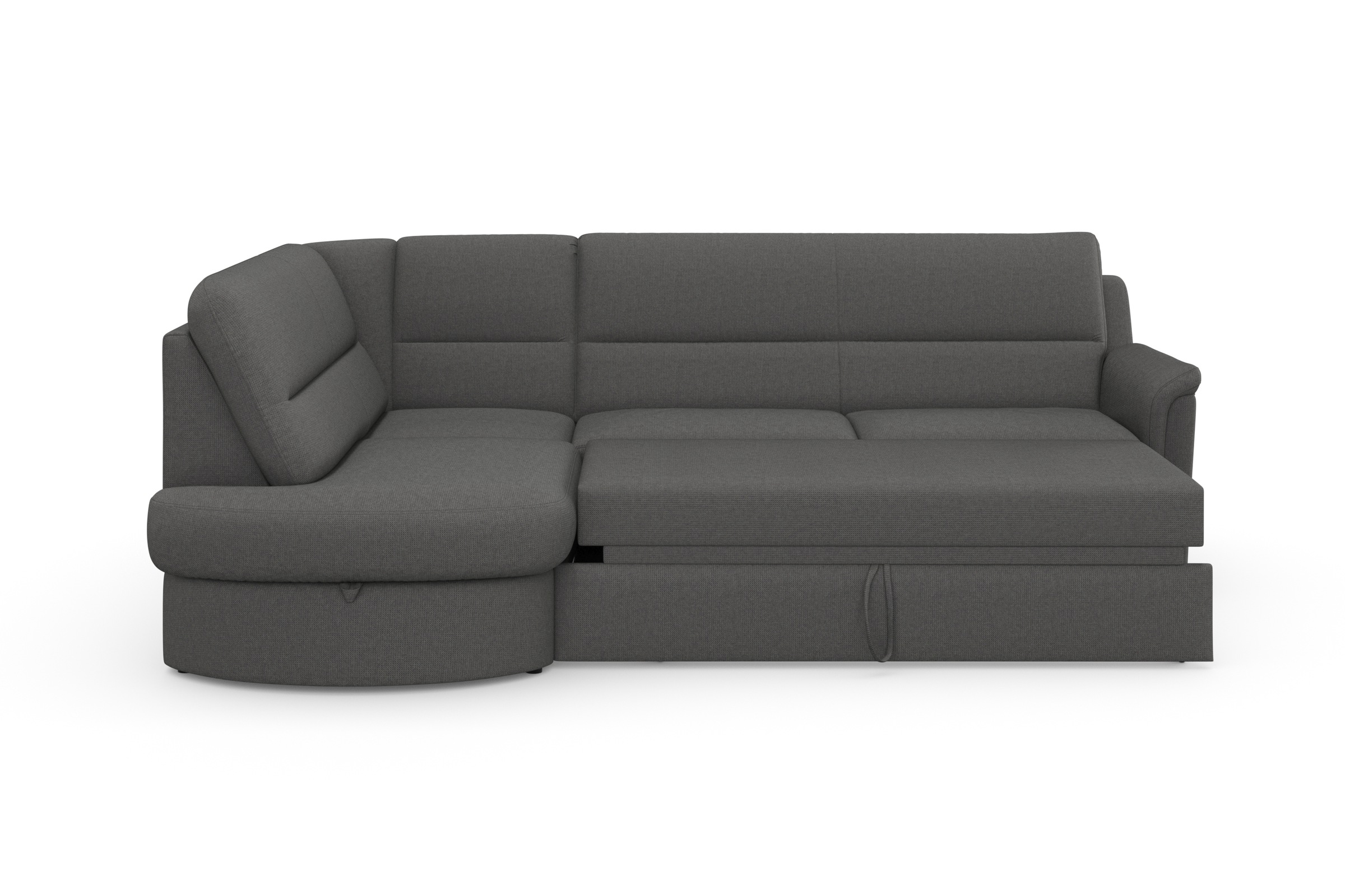 sit&more Ecksofa »Panini L-Form«, wahlweise mit Bettfunktion und Bettkasten