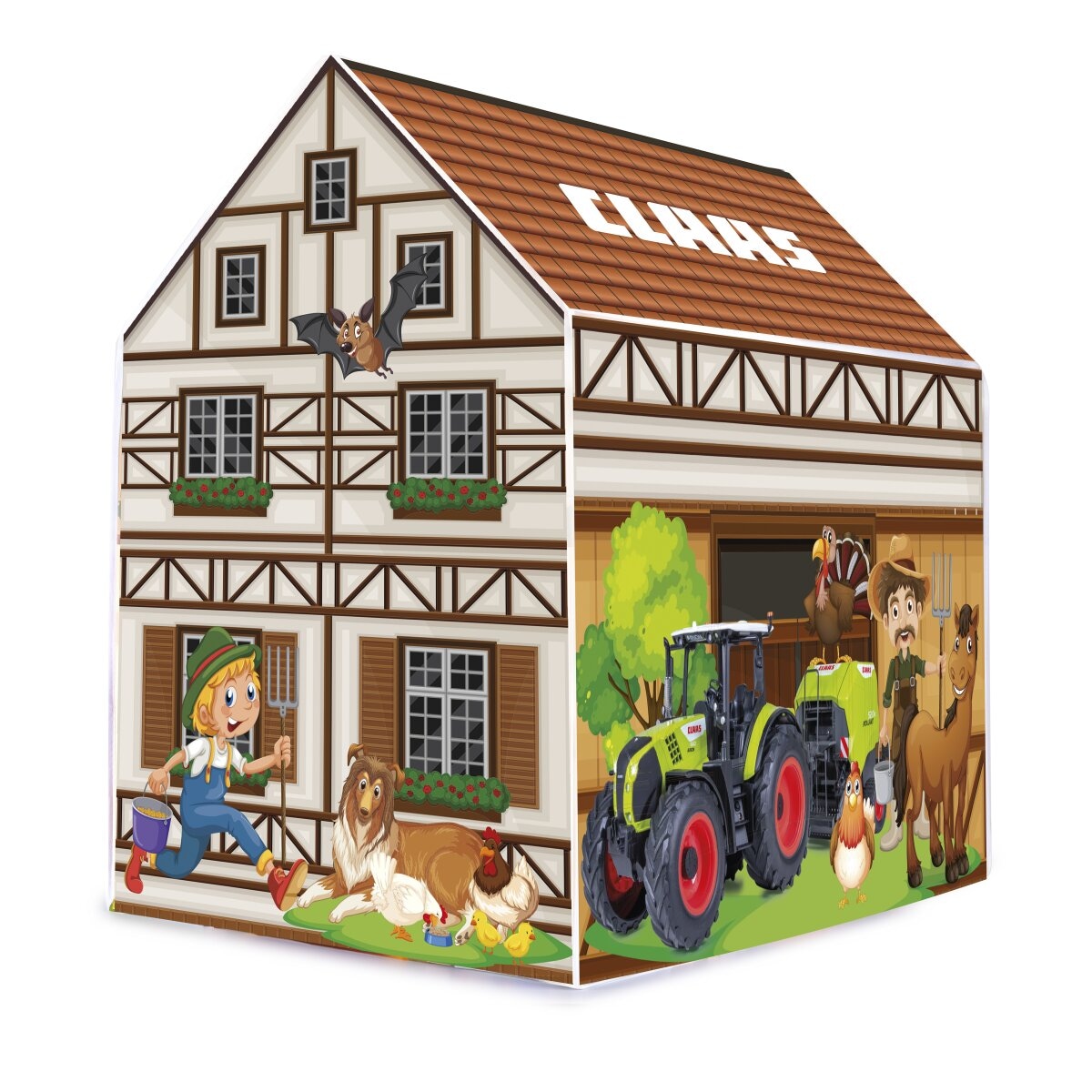 Jamara Spielhaus »Claas Spielhaus Bauernhof« Platzsparend demontierbar