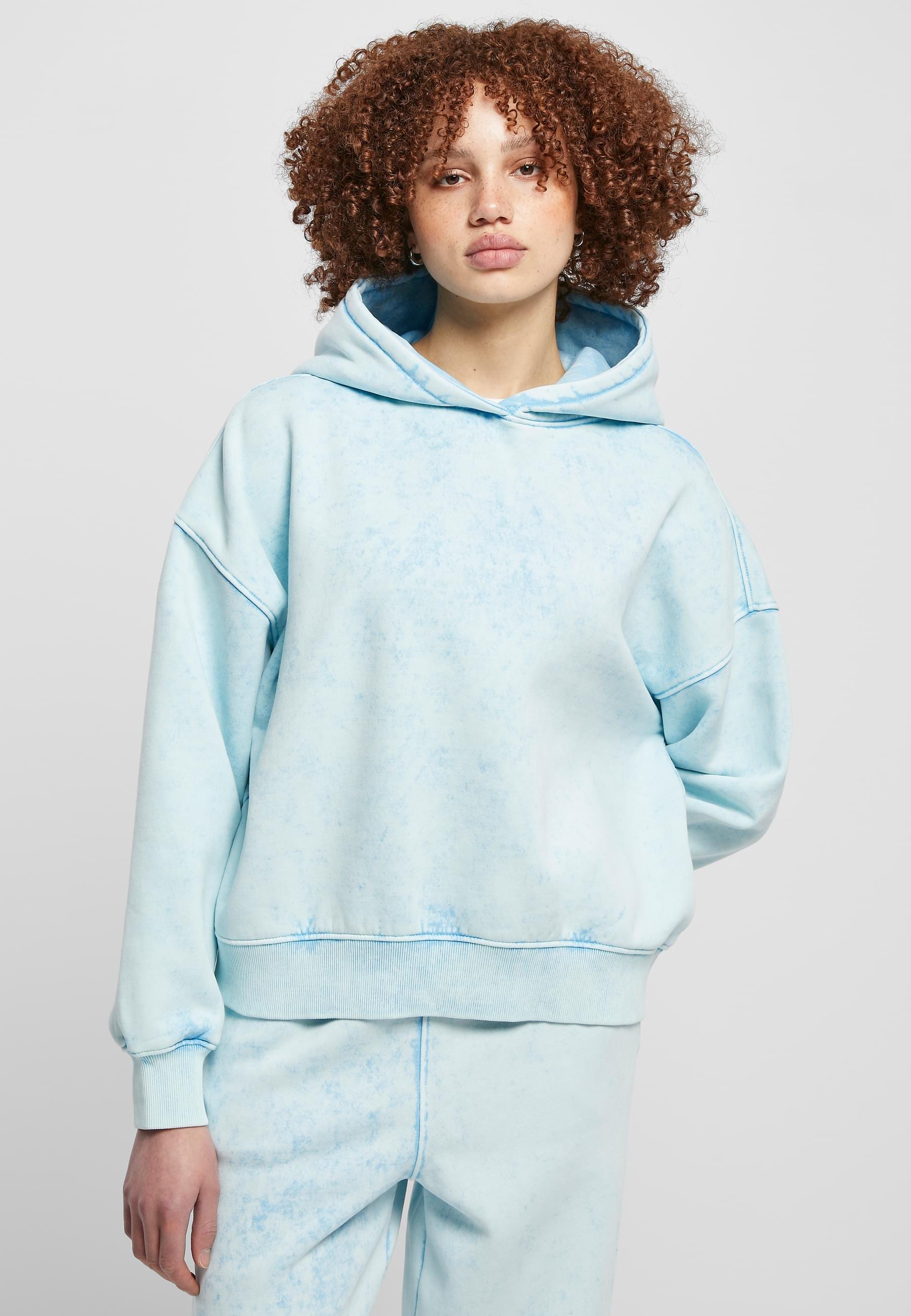 URBAN CLASSICS Kapuzenpullover »Urban Classics Damen Ladies Oversized Towel Washed Hoody«, (1 tlg.)