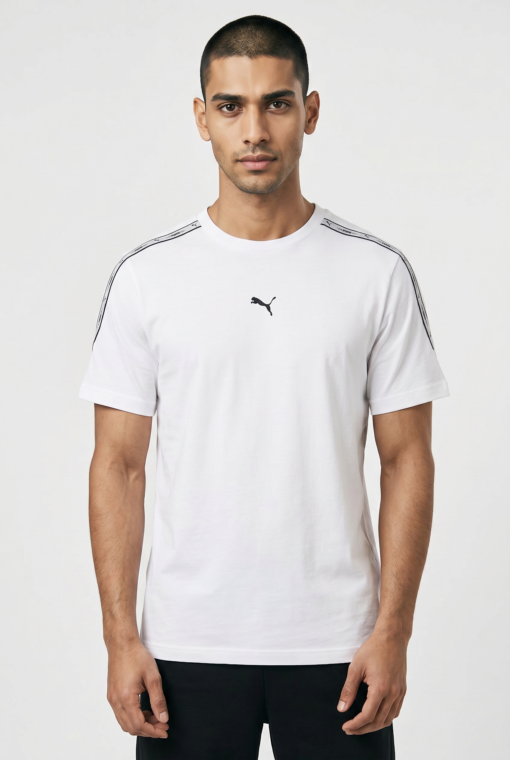 PUMA T-Shirt »ESS TAPE TEE« Regular Fit, Kurzarm, für sportlichen Look, aus Baumwolle