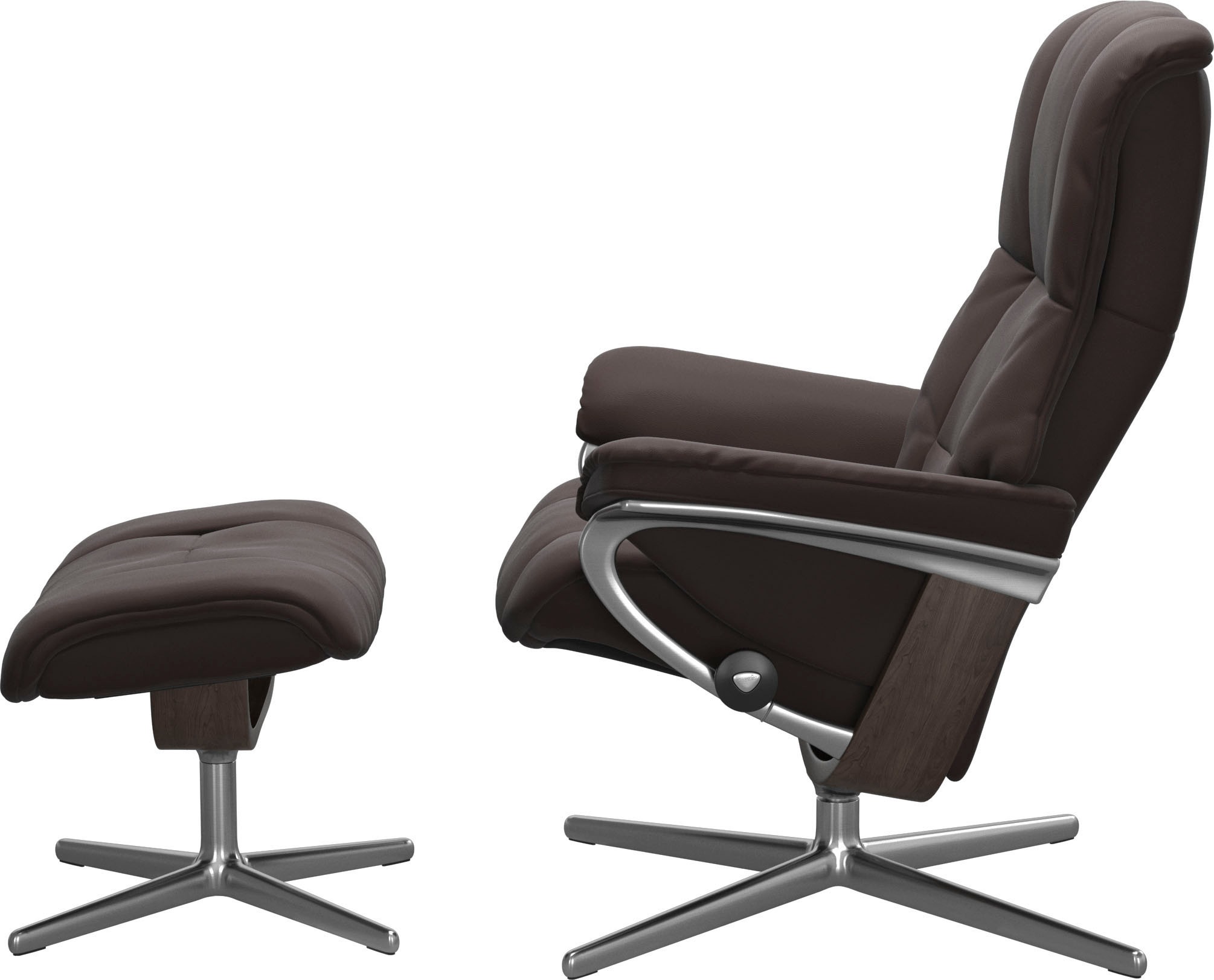 Stressless® Relaxsessel »Mayfair«, mit Cross Base, Größe S, M & L, Holzakzent Wenge