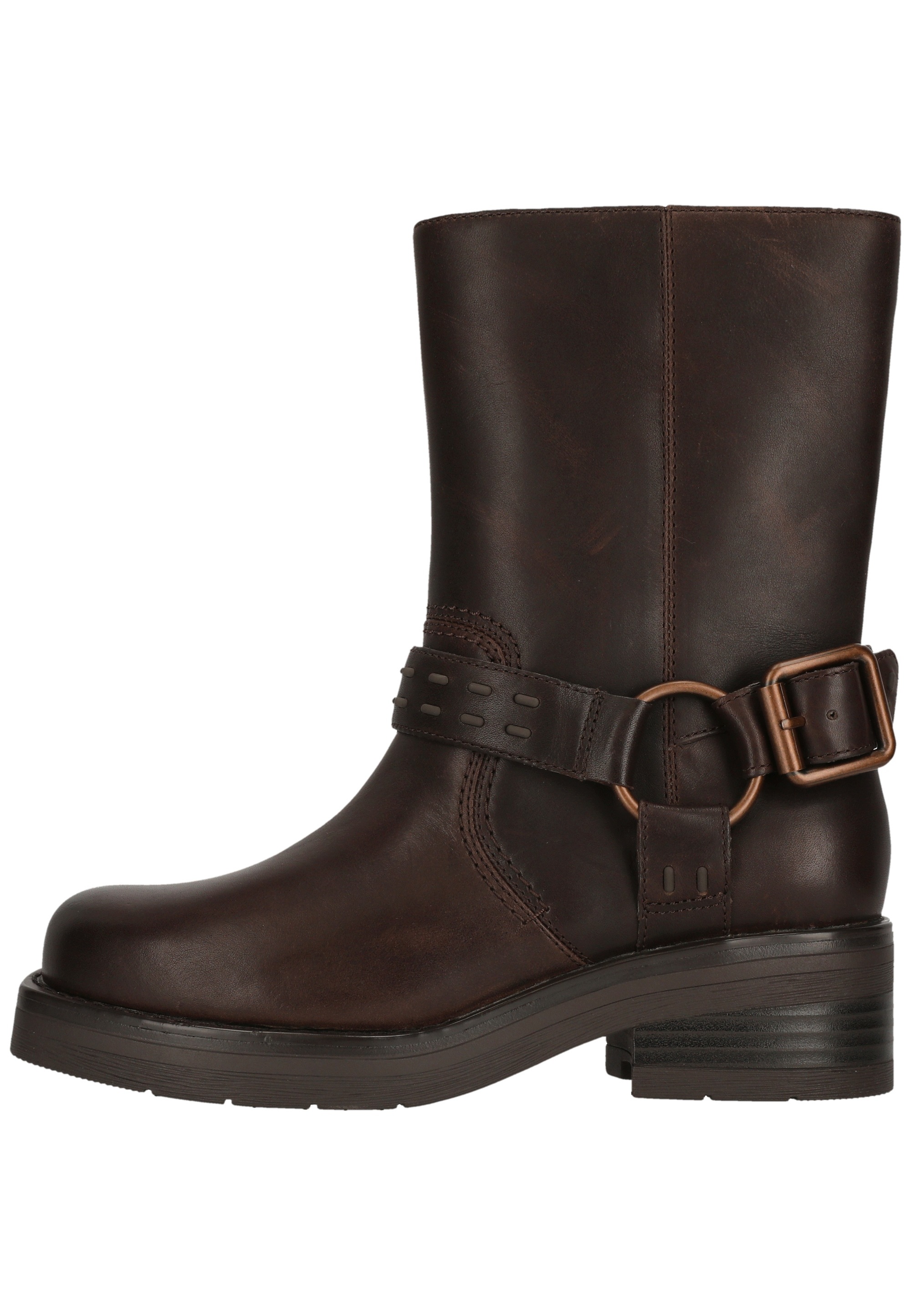 Clarks Stiefelette "Rebelle Up" mit markanter Clarks-Logo-Schnalle günstig online kaufen