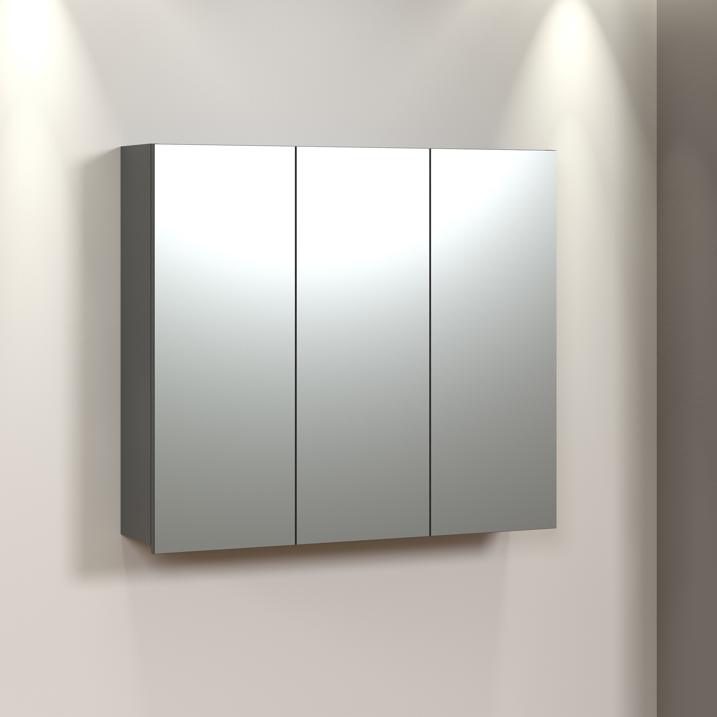 welltime Spiegelschrank "Amrum" 1 Stk. tlg. Spiegelschrank mit 3 Spiegeltür günstig online kaufen