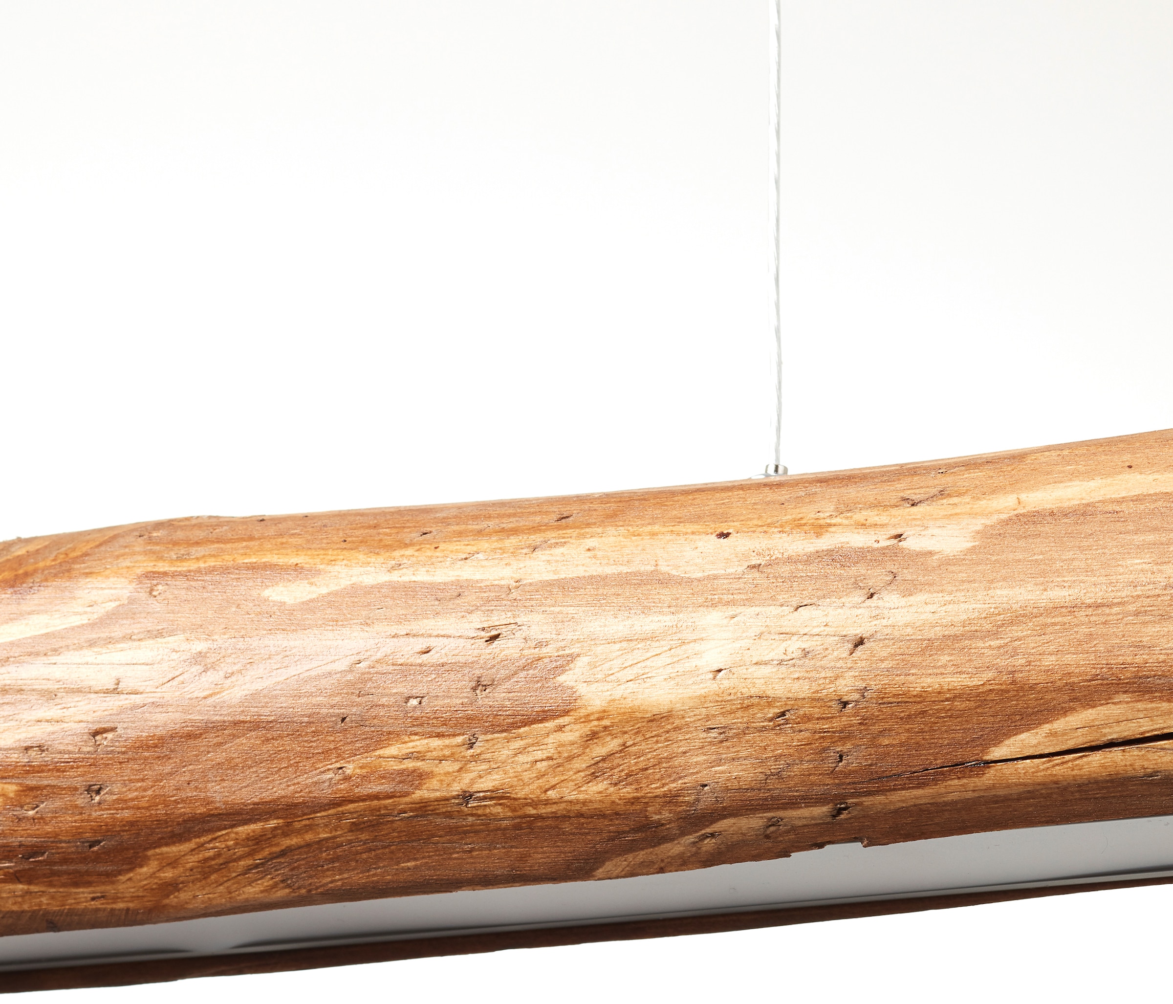 Brilliant LED Pendelleuchte »Odun«, 1 flammig-flammig, 90 cm Breite,  Touchdimmer, 2700 lm, warmweiß, Holz, kiefer gebeizt | BAUR