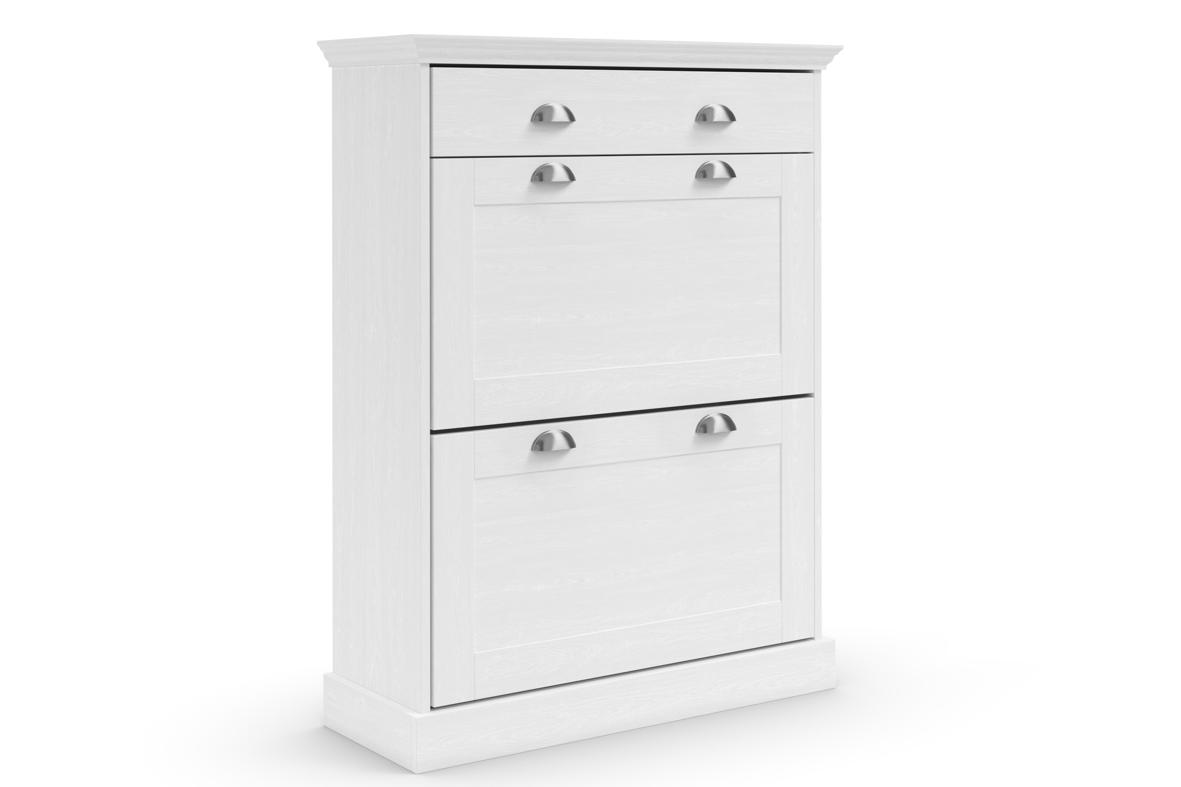 OTTO home Schuhschrank "Motala" mit 2 Klappen u. 1 Schublade, Platz für 12-14 paar Schuhe, Höhe 105 cm
