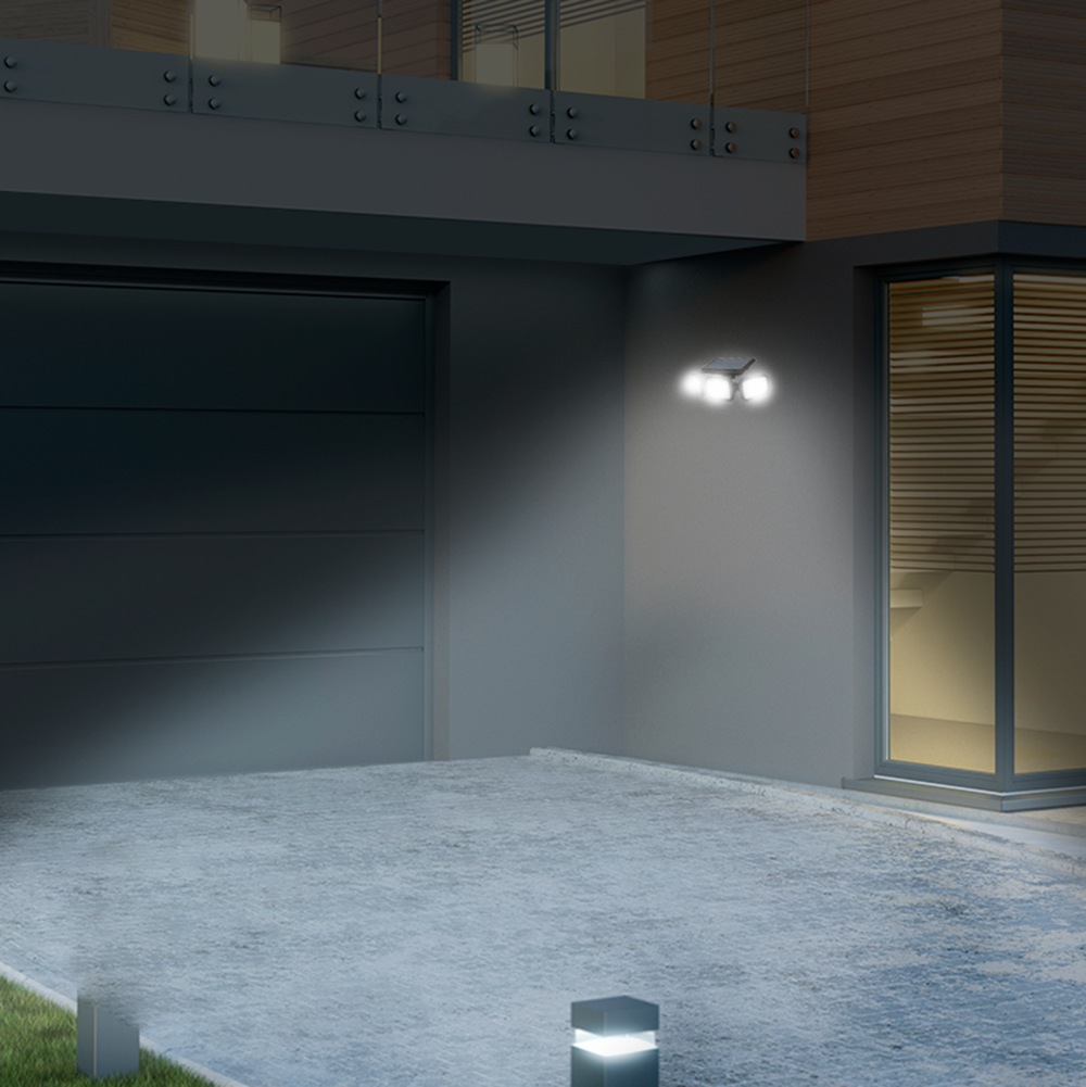 MediaShop LED Solarleuchte "für Außen Panta TrioSolar Outdoor" Dreifach Sol günstig online kaufen