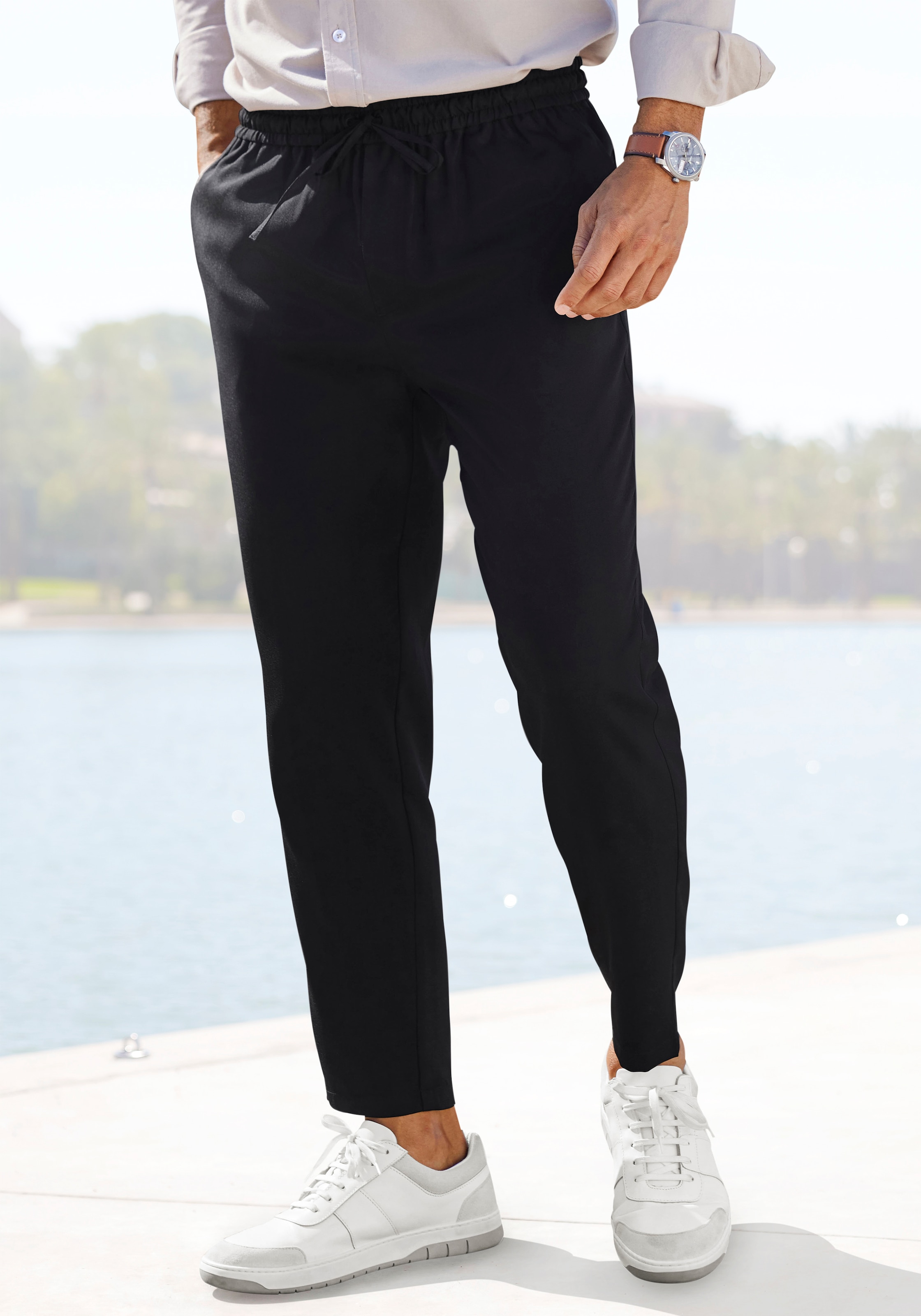 Jogger Pants »Jogg Pants«, Slim Fit, aus leichter Webqualität