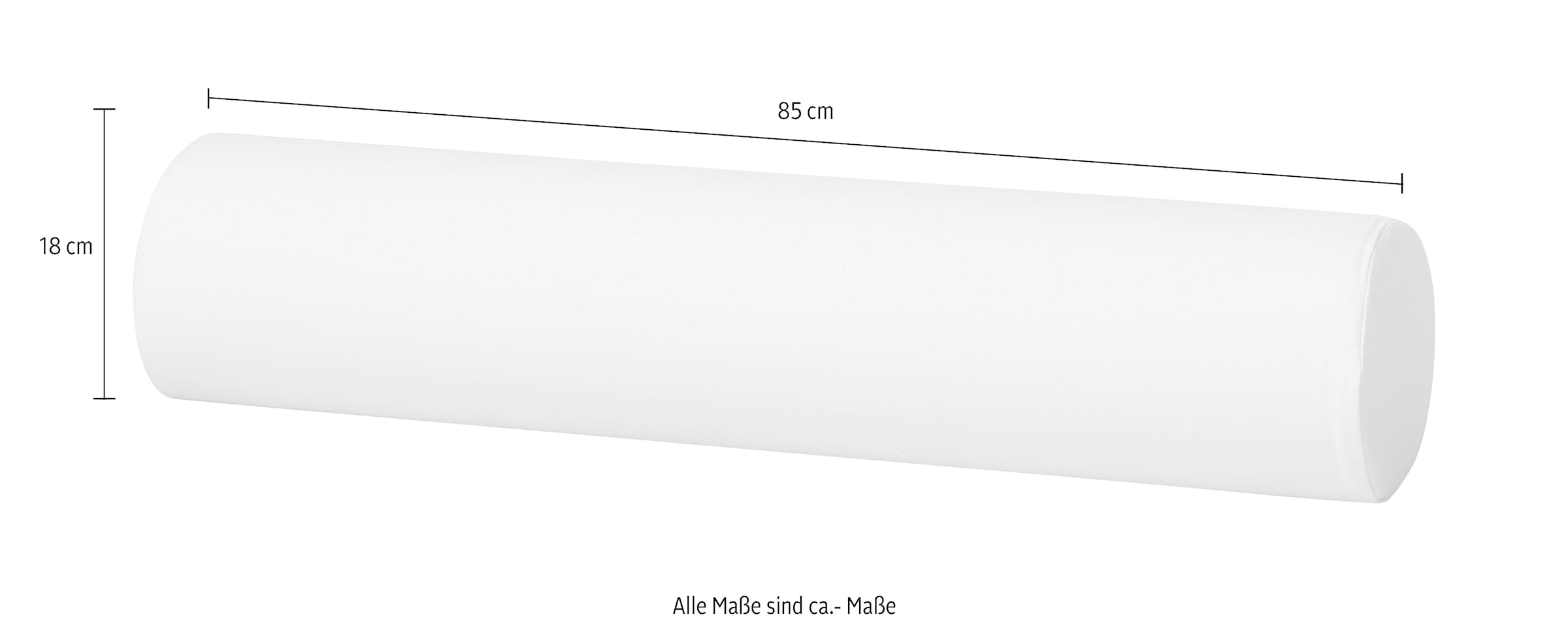 Müller SMALL LIVING Halbrolle »RG-25-Nackenrolle ungesteppt«