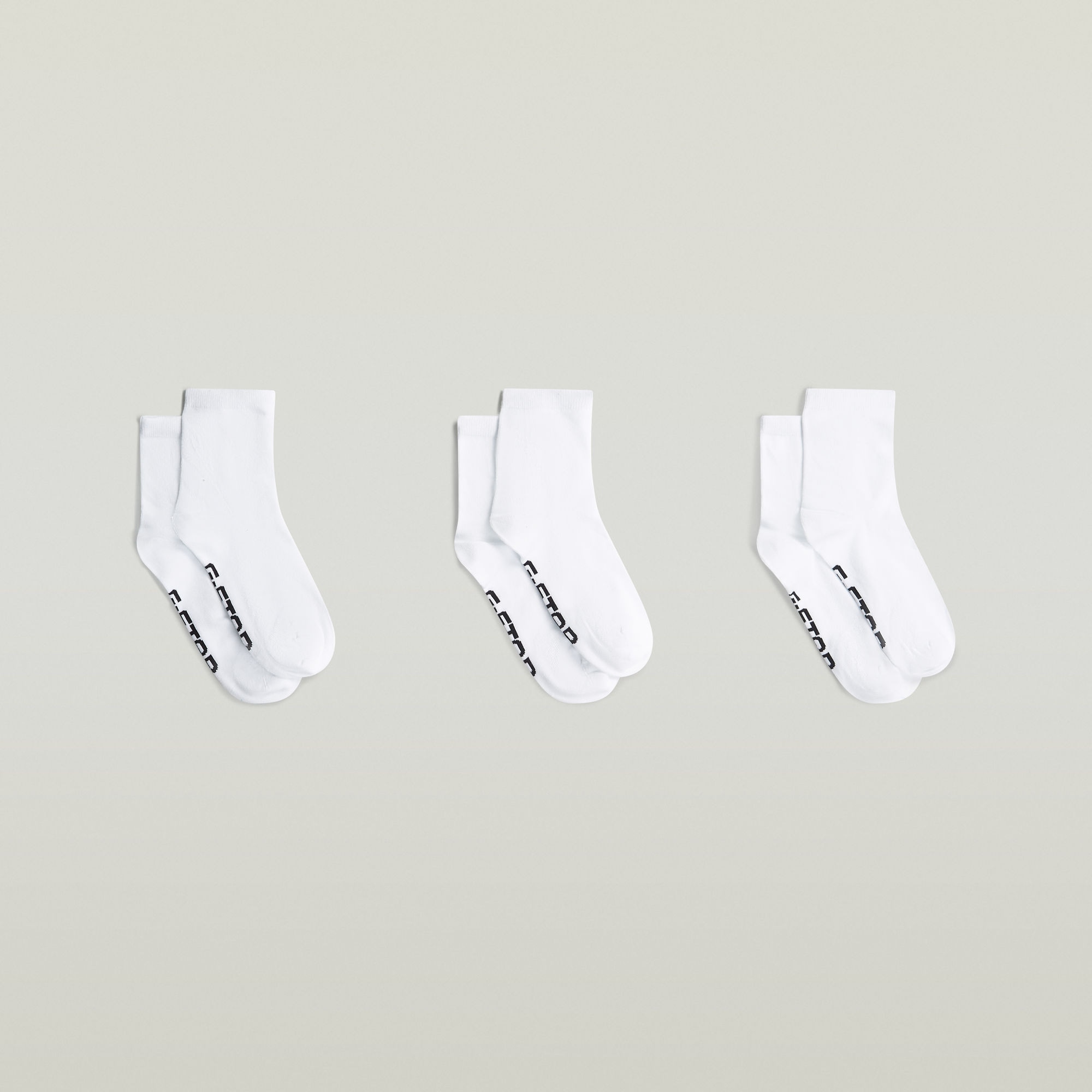 G-STAR Kurzsocken »SNOWFLAKE, 3 PACK ANKLET SOCKS« Packung, 3 Paar tlg. unifarben