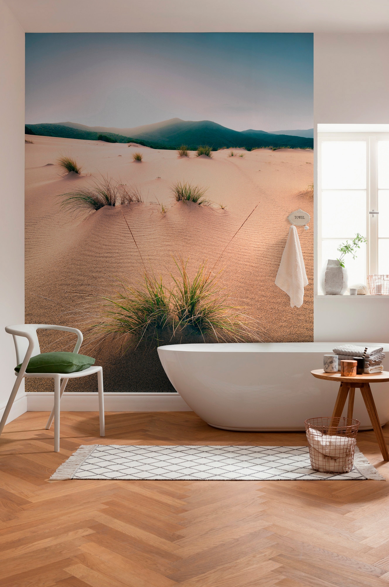 Komar Vliestapete »Vivid Dunes«, 450x280 cm (Breite x Höhe), Wohnzimmer, Schlafzimmer