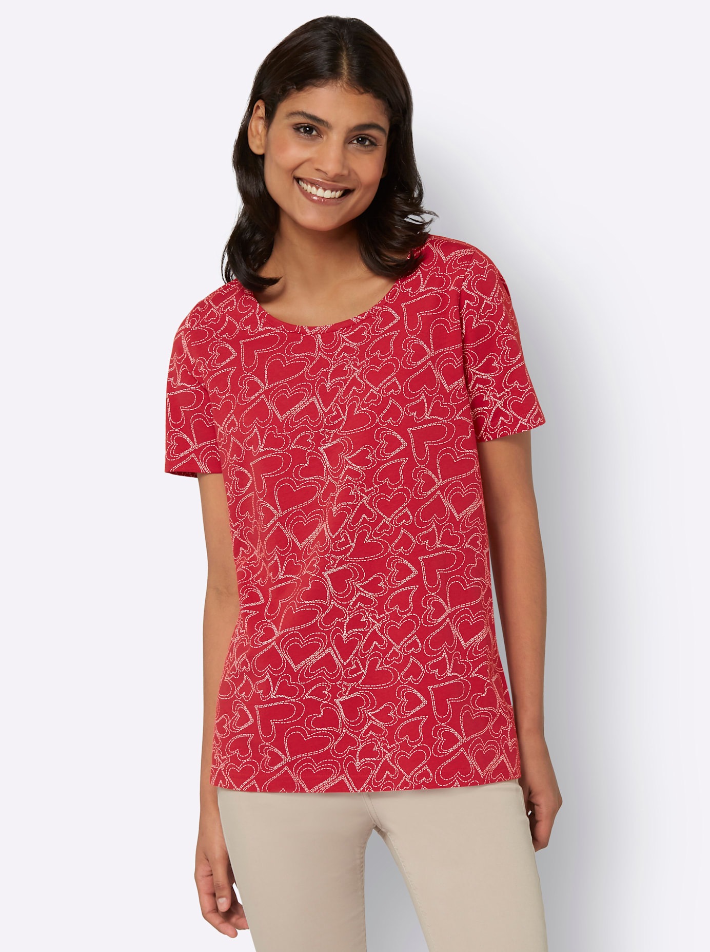 Classic Basics T-Shirt "Druck-Shirt", (1 tlg.) günstig online kaufen