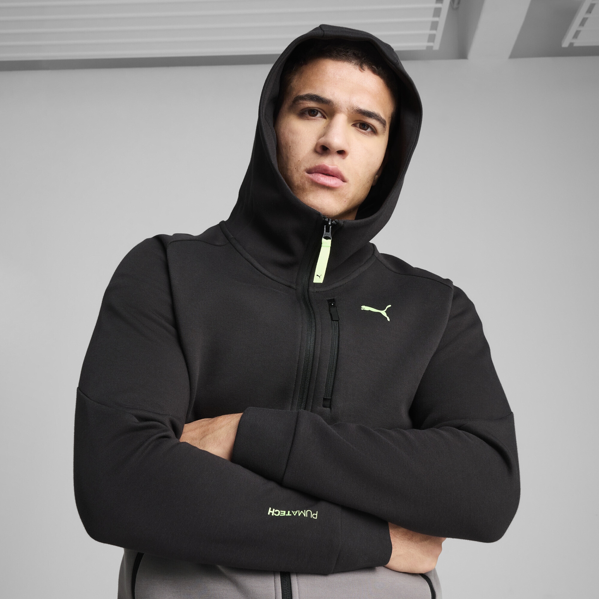 PUMA Sweatjacke »PUMATECH Hoodie mit durchgehendem Reißverschluss Herren«