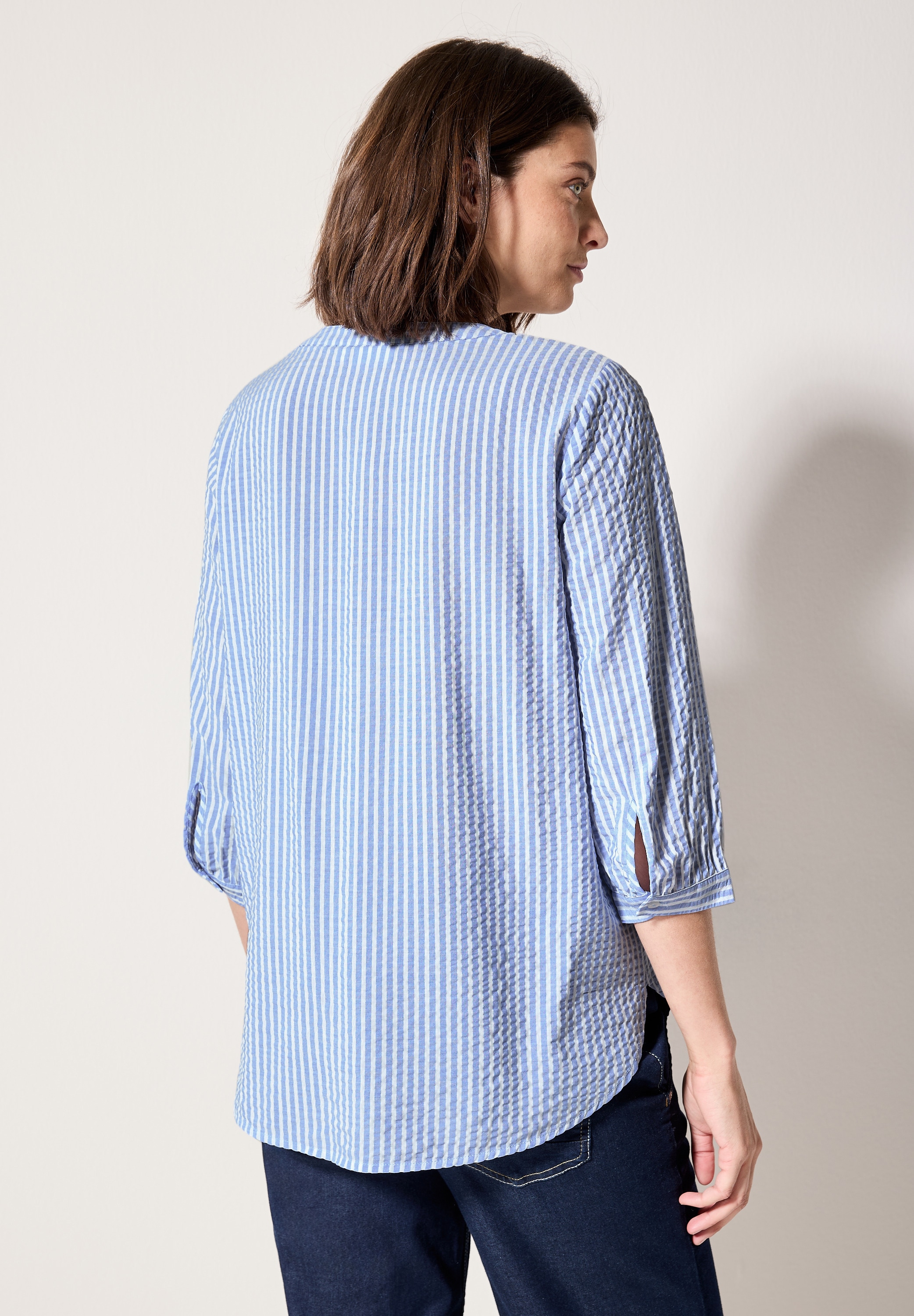 Cecil Klassische Bluse, mit 3/4 Ärmeln