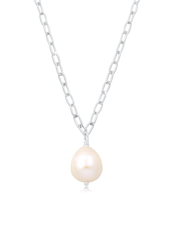 Perlenkette »Barock Süßwasserzuchtperle Natur 925 Silber«