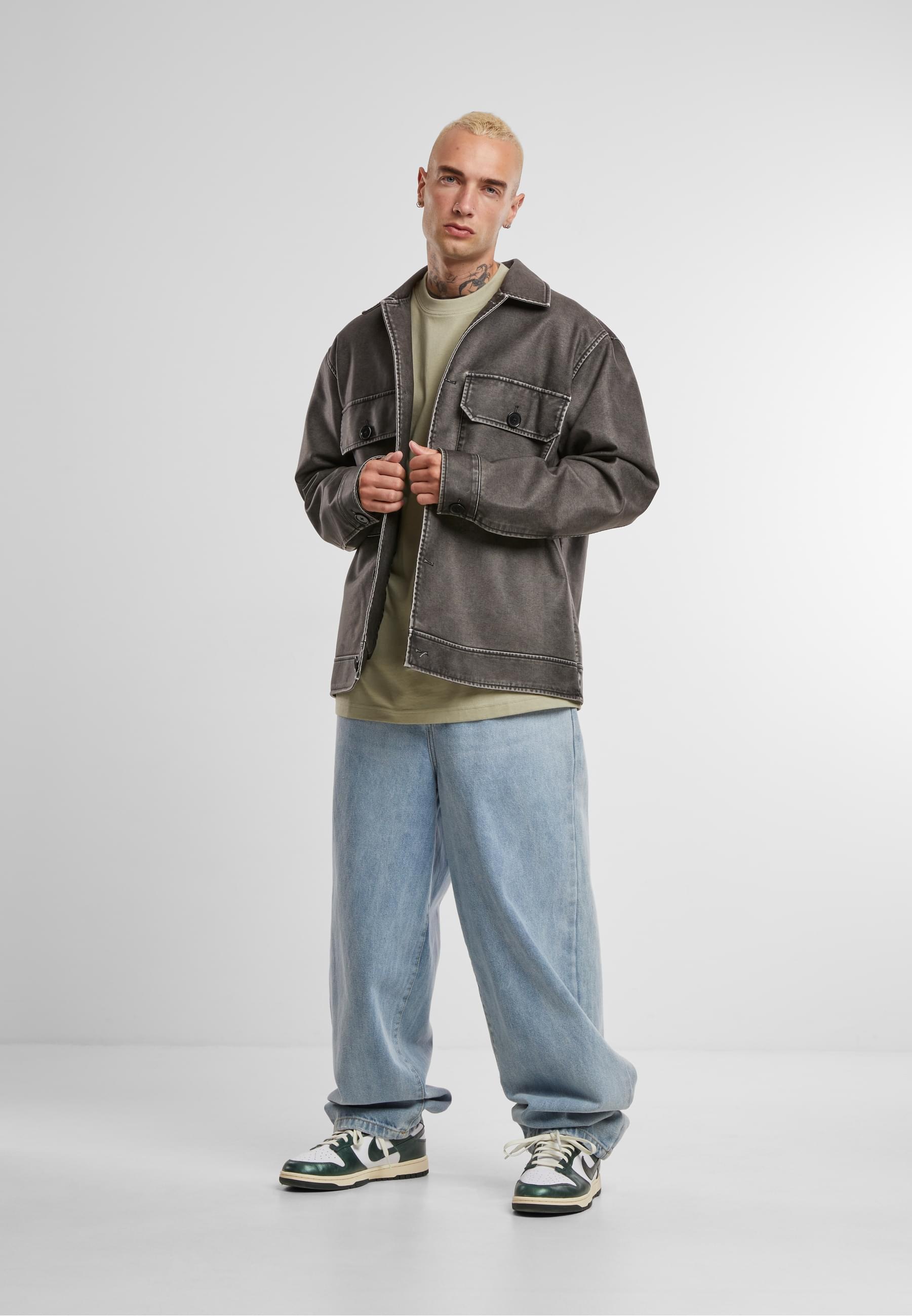 URBAN CLASSICS Langarmshirt »Urban Classics Tall Pocket Tee«, (1 tlg.)