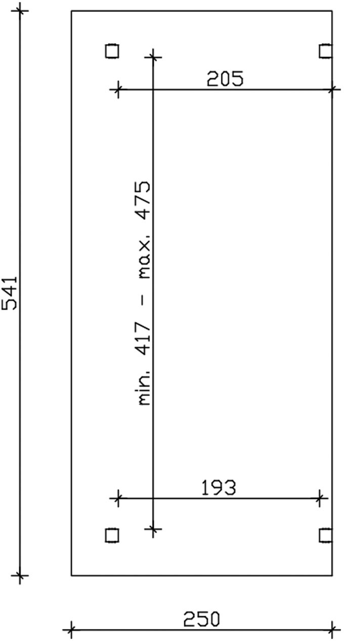 Skanholz Terrassendach »Sanremo«