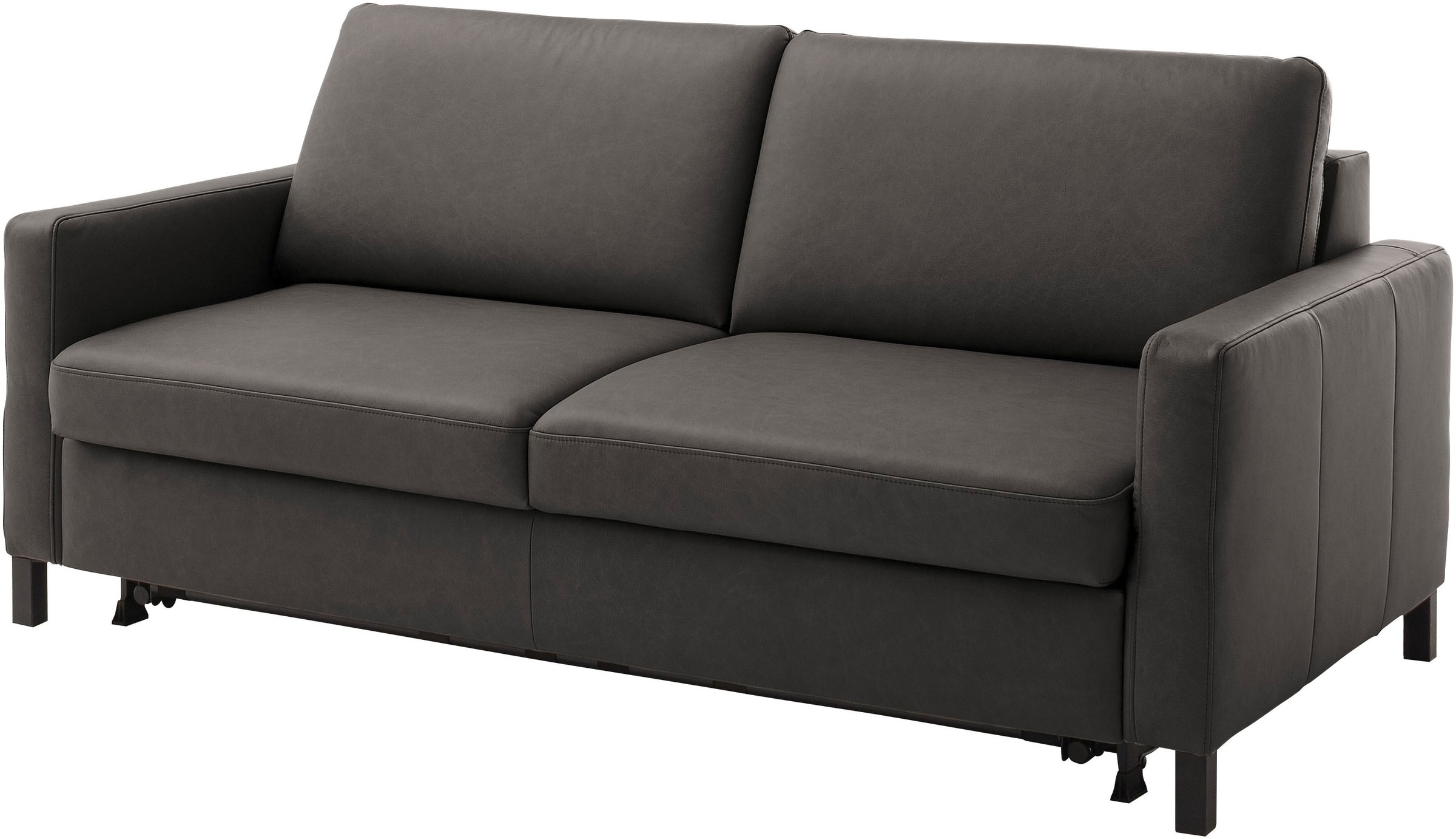 Home affaire Schlafsofa "Calestra, Lederbezug, 2,5-Sitzer mit Kaltschaummat günstig online kaufen