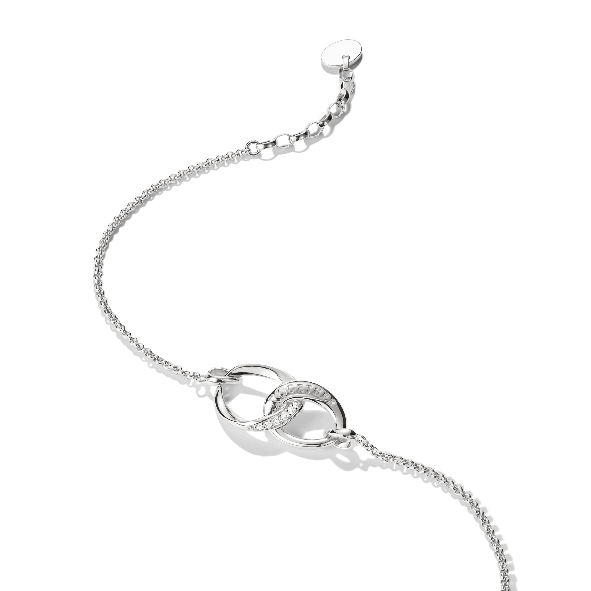 THOMAS SABO Armband »Together Armband silber« mit Zirkonia (synth.)