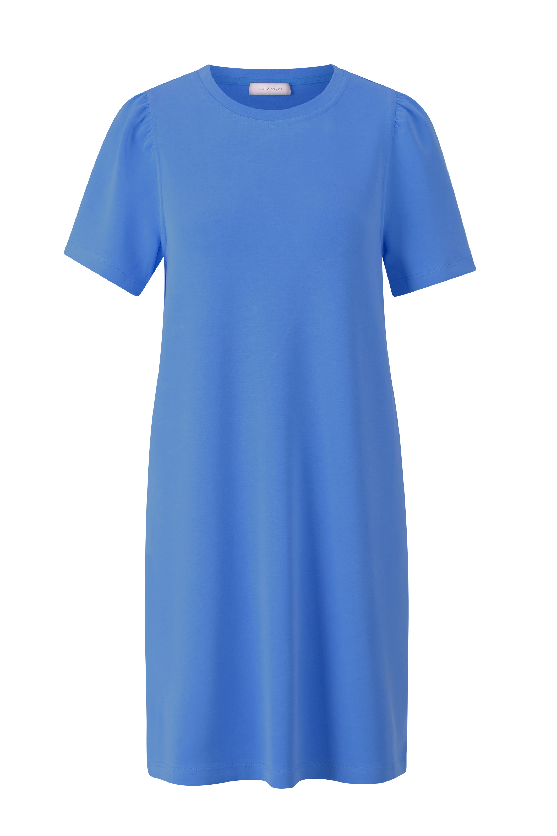 RICHROYAL Jerseykleid Ohne Taschen Mit Rundhalsausschnitt günstig online kaufen