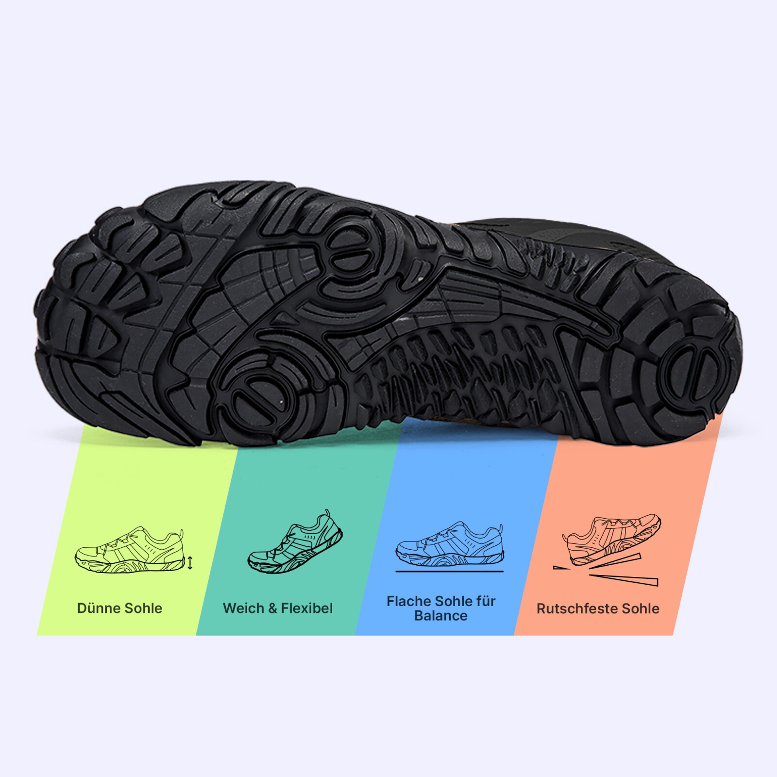 Thumbnail - DOTALES Barfußschuh "Stride Barfußschuhe Damen & Herren Barfuß Sneaker" Minimalschuhe