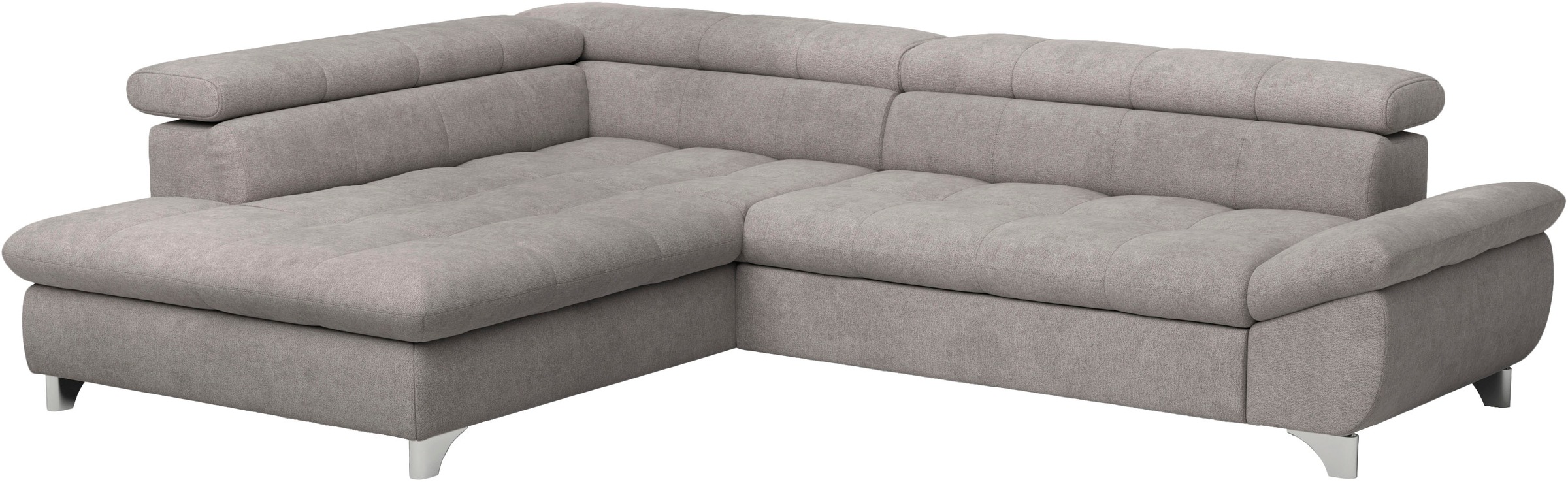 COTTA Ecksofa »Gemini L-Form«, mit Kopfteilverstellung, wahlweise mit Bettfunktion