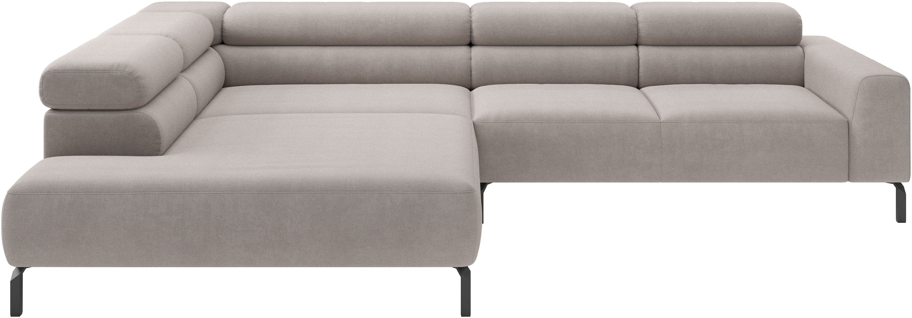 Home affaire Ecksofa "Antonelli, L-Form, incl. Kopfteilverstellung, Breite 312 cm" wahlweise elektrische Sitztiefenverstellung