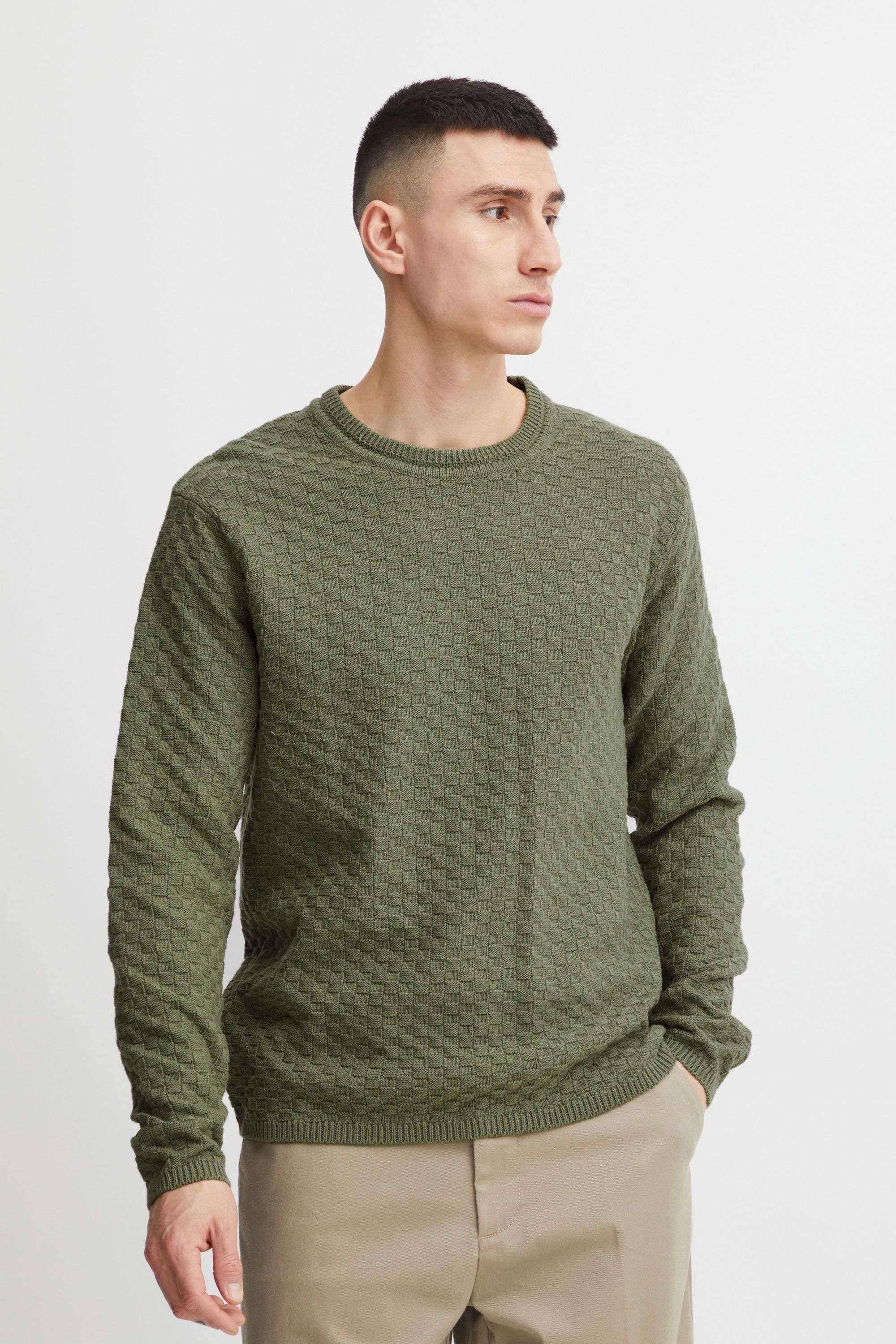 !Solid Strickfleece-Pullover »Strickpullover SDElijah«