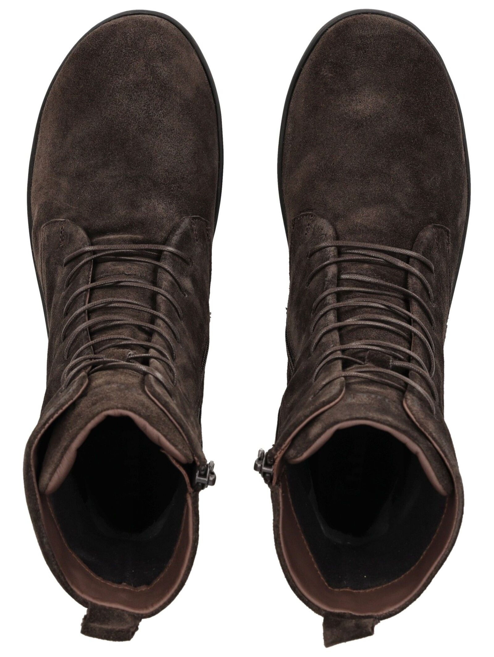 Think! Schnürstiefelette »Think! Stiefelette Veloursleder«