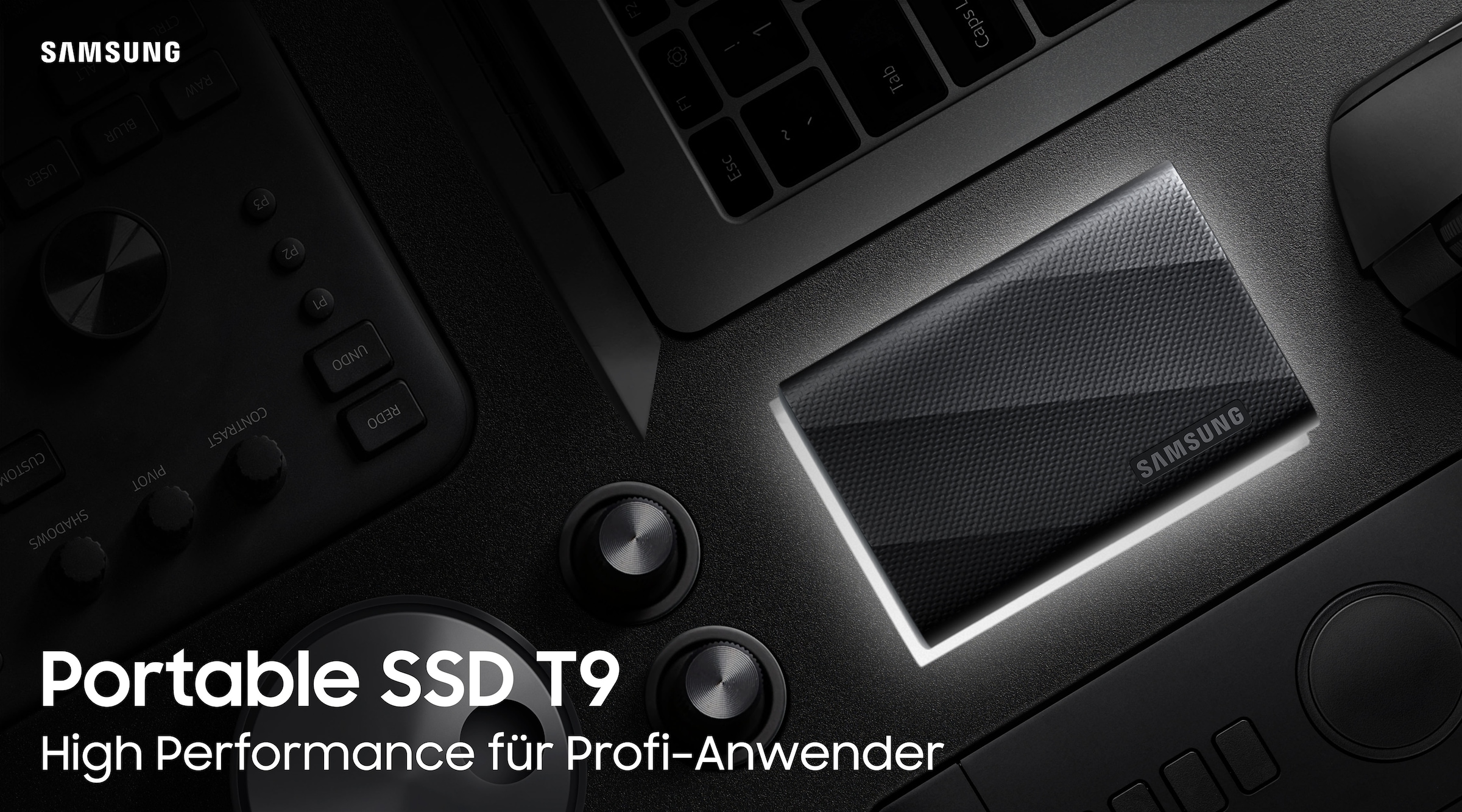 Samsung externe SSD »T9« 3,5 1 TB Anschluss USB Typ-C,3.2 Gen 2 (3.1 Gen 2)