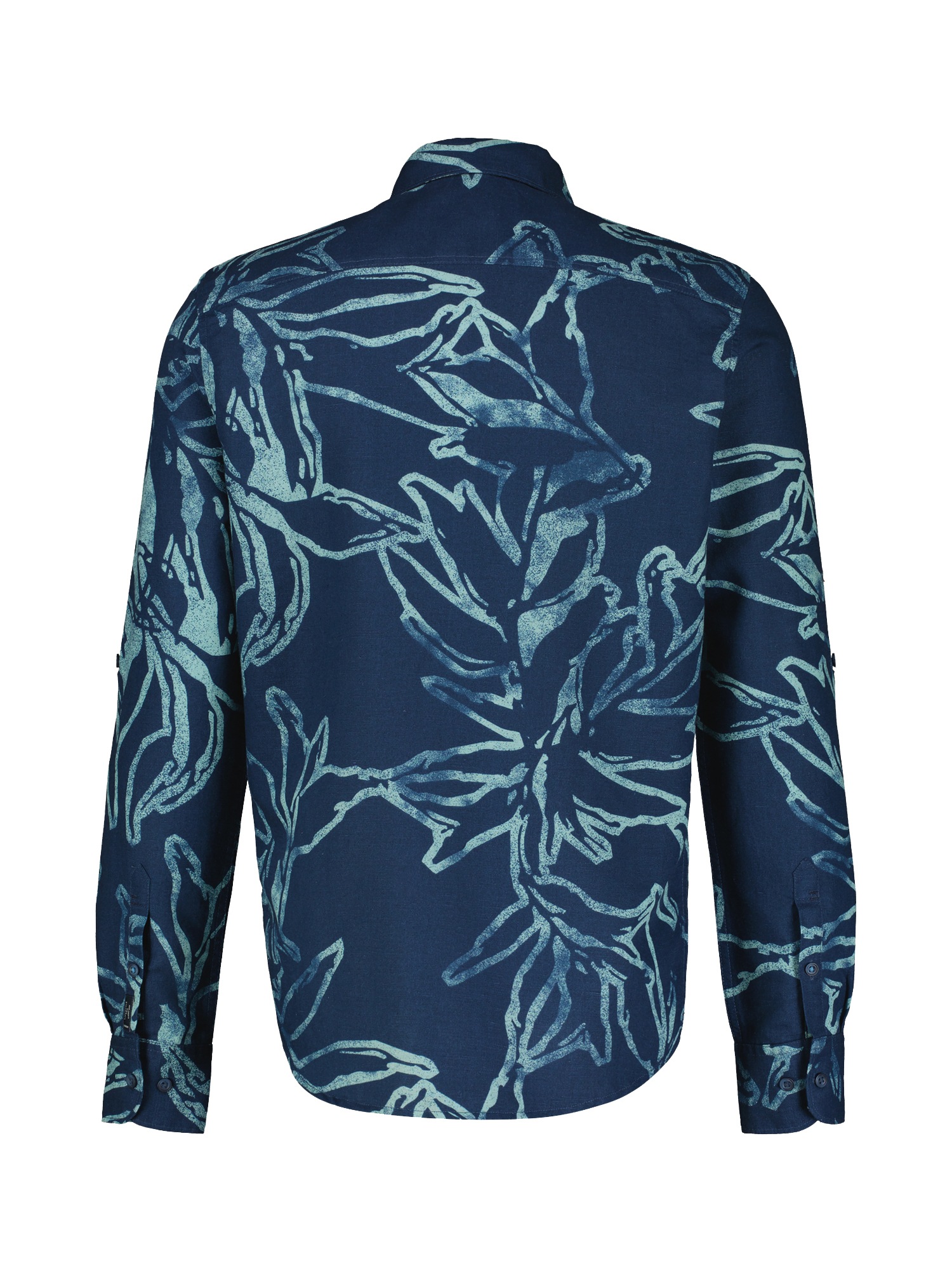 LERROS Langarmhemd "Herren Langarmhemd mit sommerlichem Alloverprint" günstig online kaufen