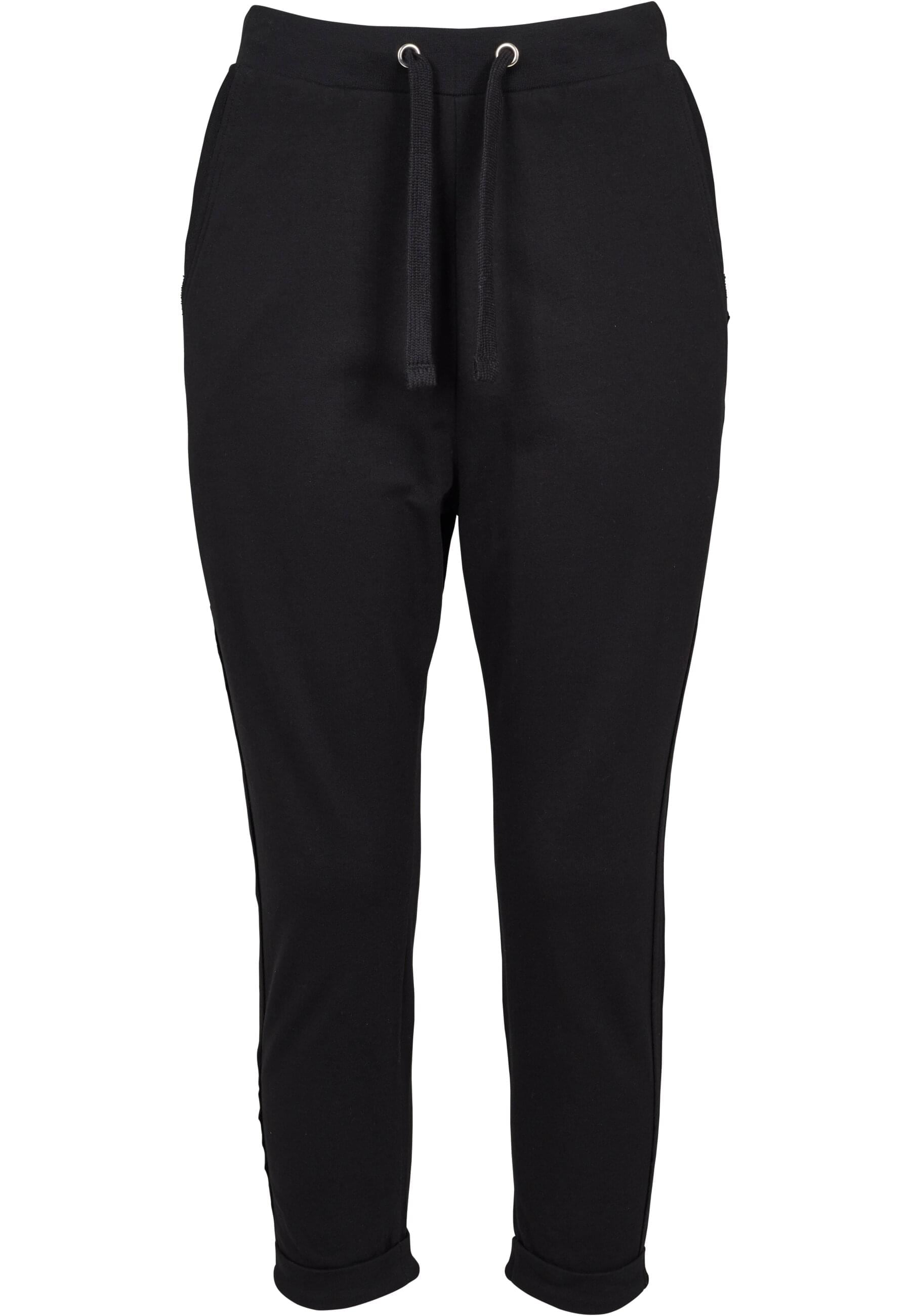 Stoffhose »Urban Classics Damen Ladies Open Edge Terry Turn Up Pants«, (1 tlg.)