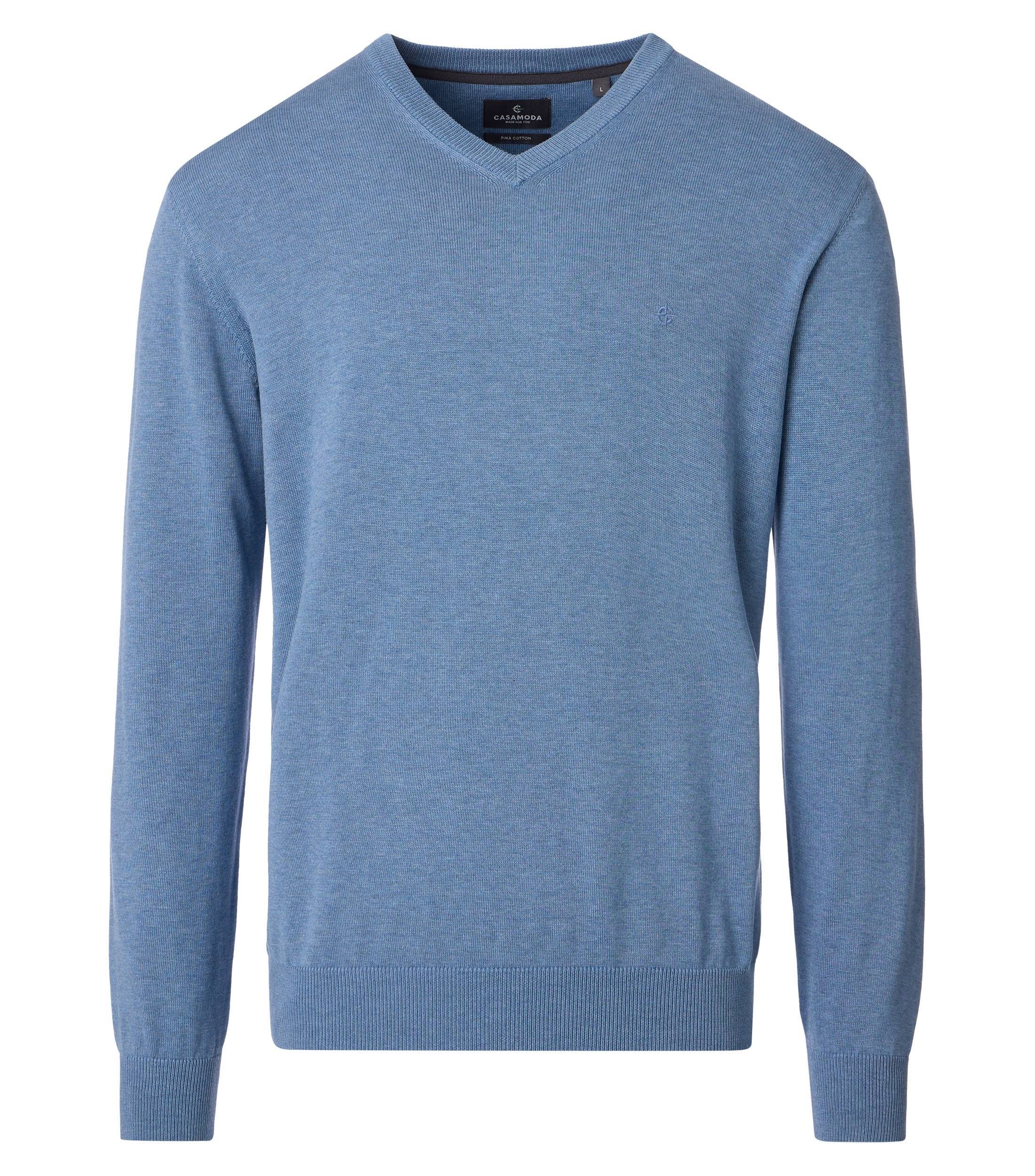 CASAMODA Strickpullover "CASAMODA Pullover uni" günstig online kaufen