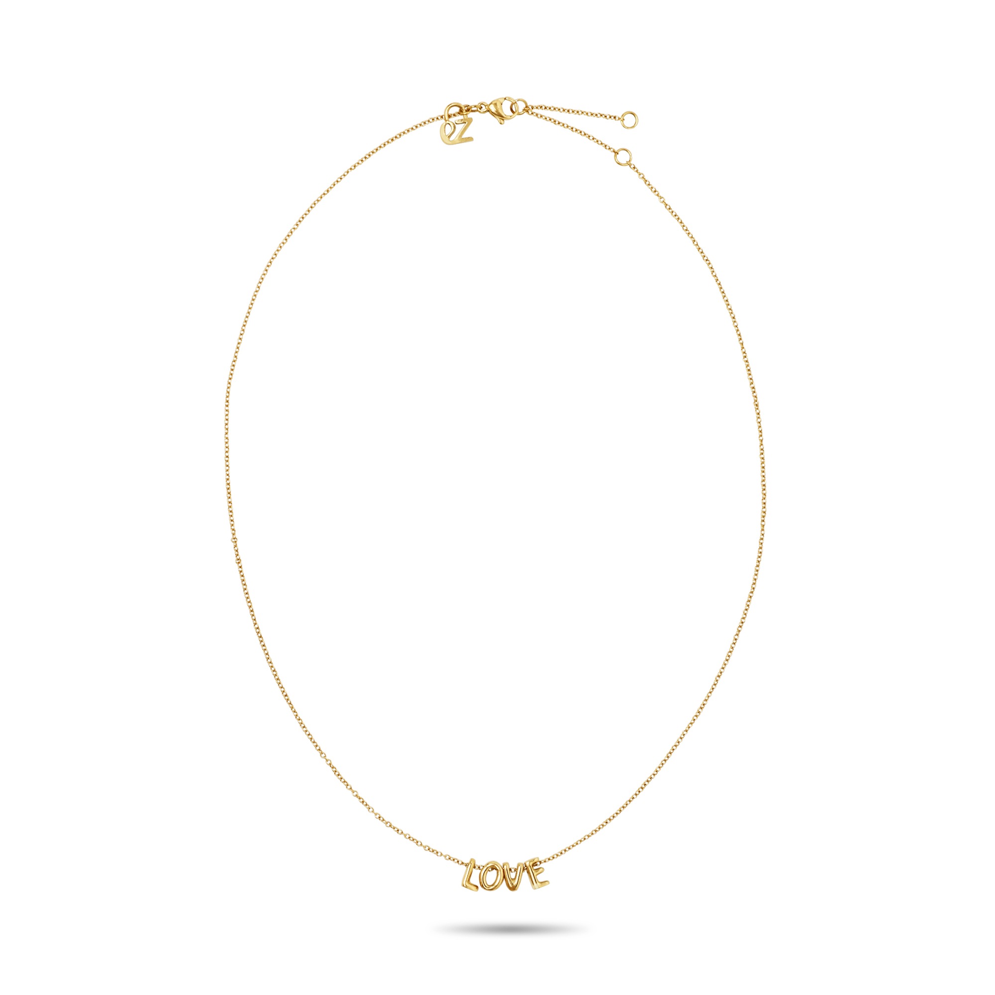 Echtzeit Edelstahlkette »Schmuck Geschenk Edelstahl Halskette Love Letters«