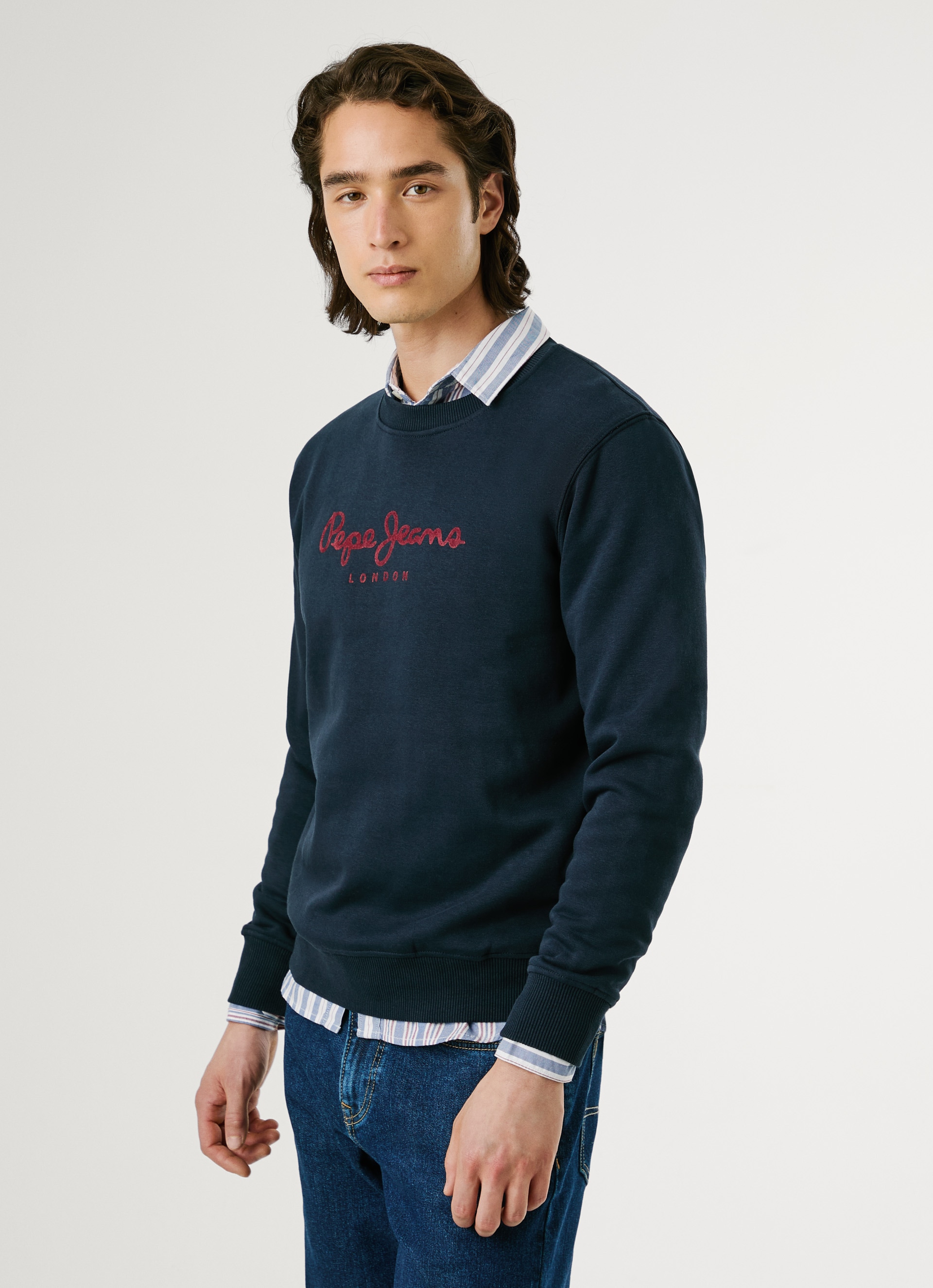 Pepe Jeans Sweatshirt "MACBETH PLAIN CREW", Regular Fit mit Rundhals günstig online kaufen