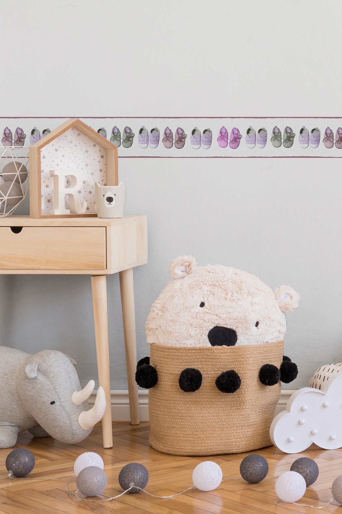 living walls Bordüre »Little Stars«, Motiv-abstrakt-naturalistisch, Tapete Kinder Borte Kinderzimmer Schlafzimmer modern Design Design