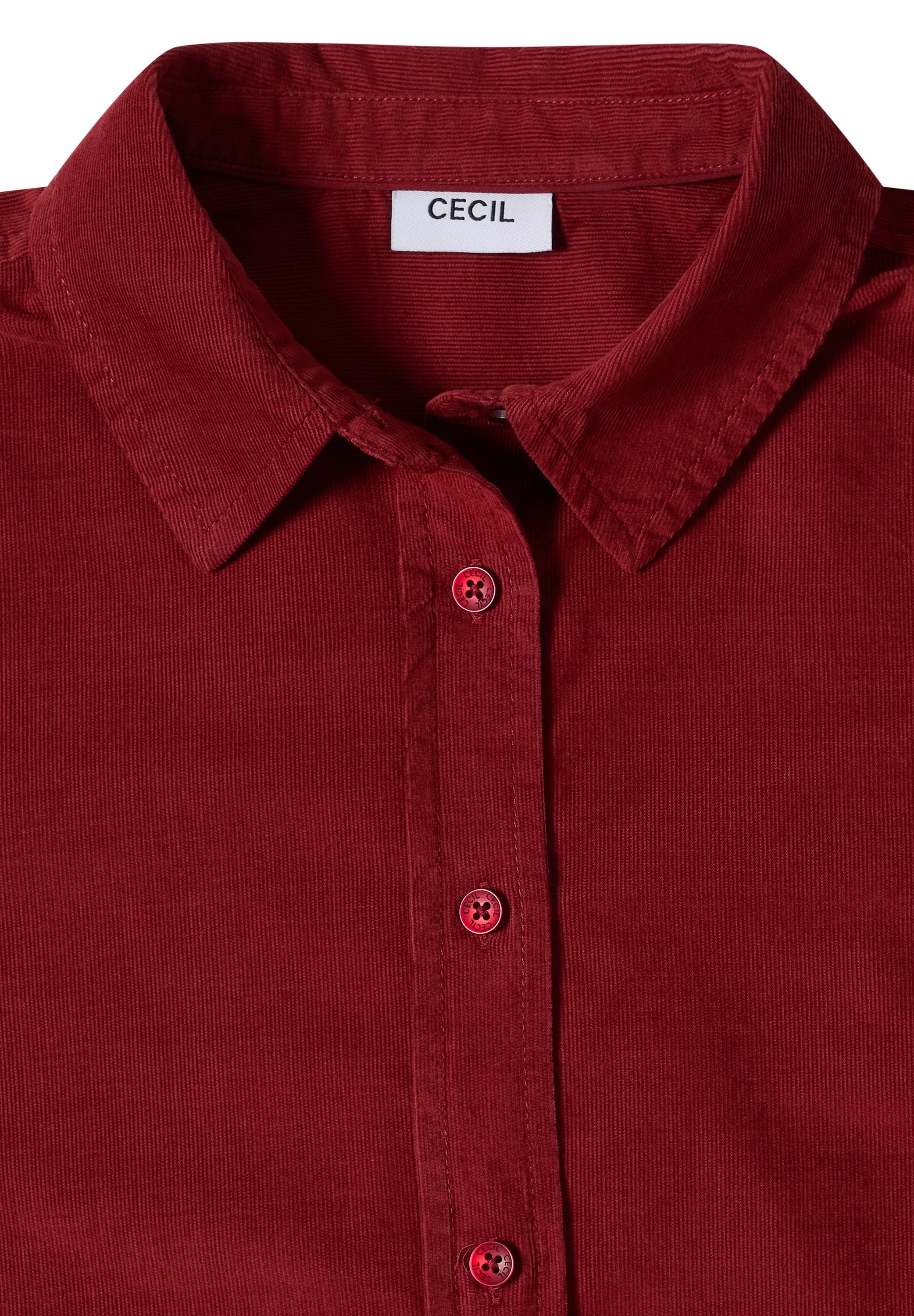 Cecil Hemdbluse in Cord-Optik