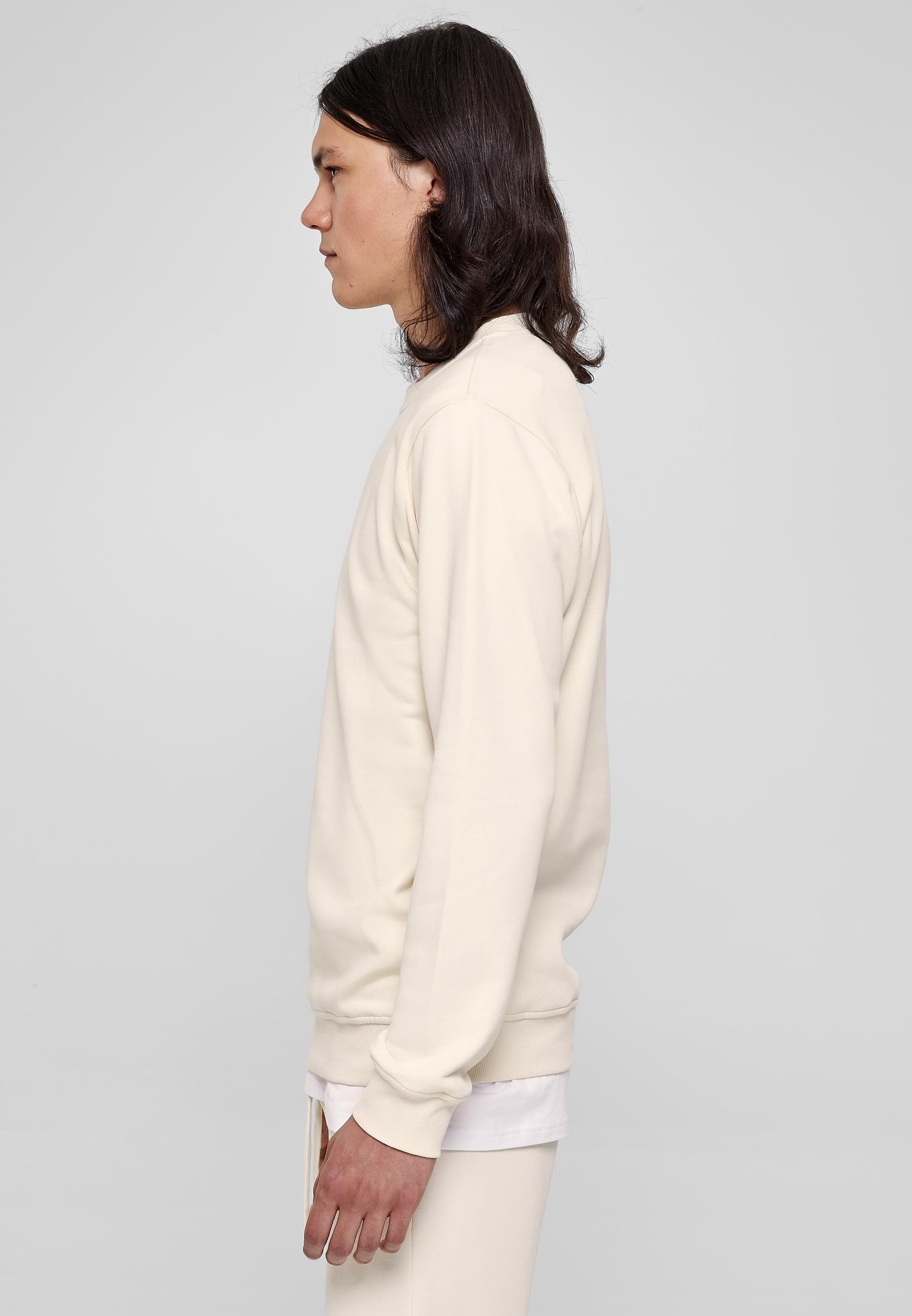 URBAN CLASSICS Rundhalspullover »Urban Classics Herren Basic Terry Crew«, (1 tlg.)