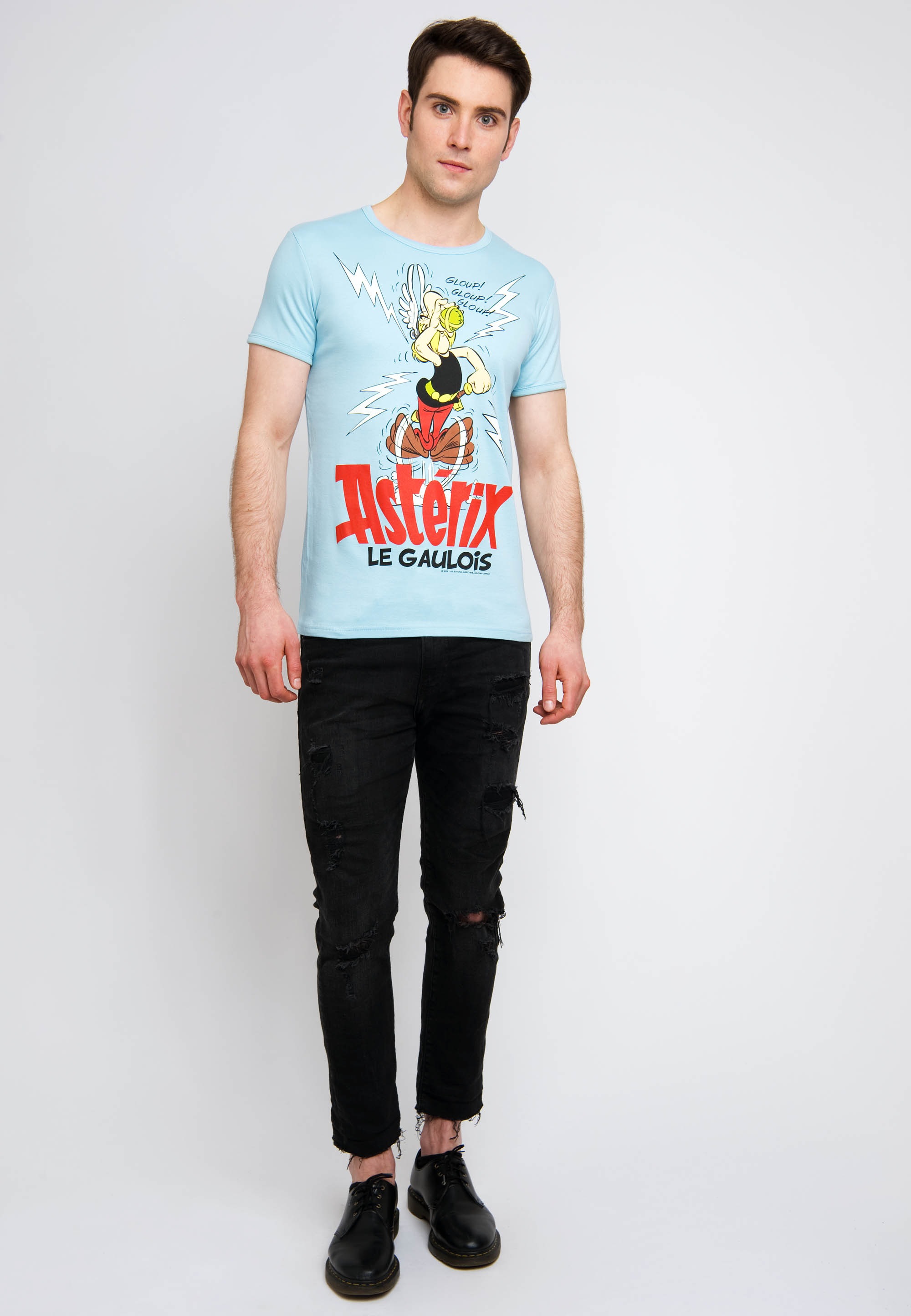 LOGOSHIRT T-Shirt »Asterix Le Gaulois«, mit Asterix- und Zaubertrank-Print