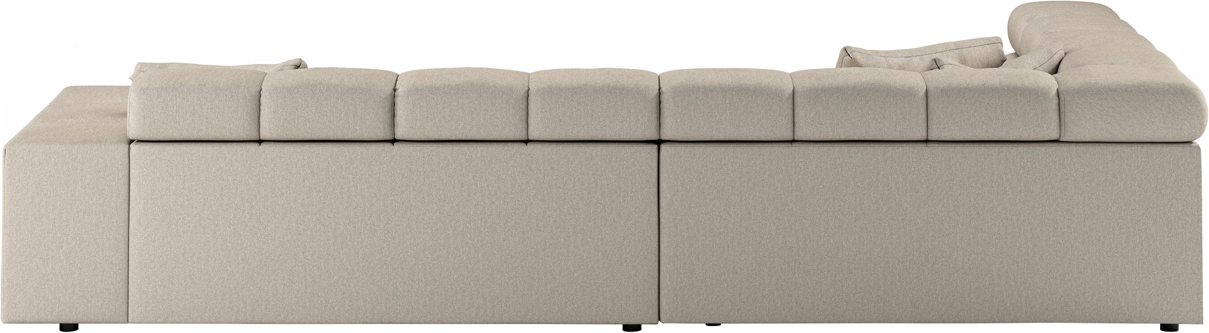 INOSIGN Ecksofa »Ancona incl. Kopfteilverstellung, OTTOs Choice, Breite 319cm, L-Form«, wahlweise motorische Sitztiefenverstellung, auch in Cord + Easy Care