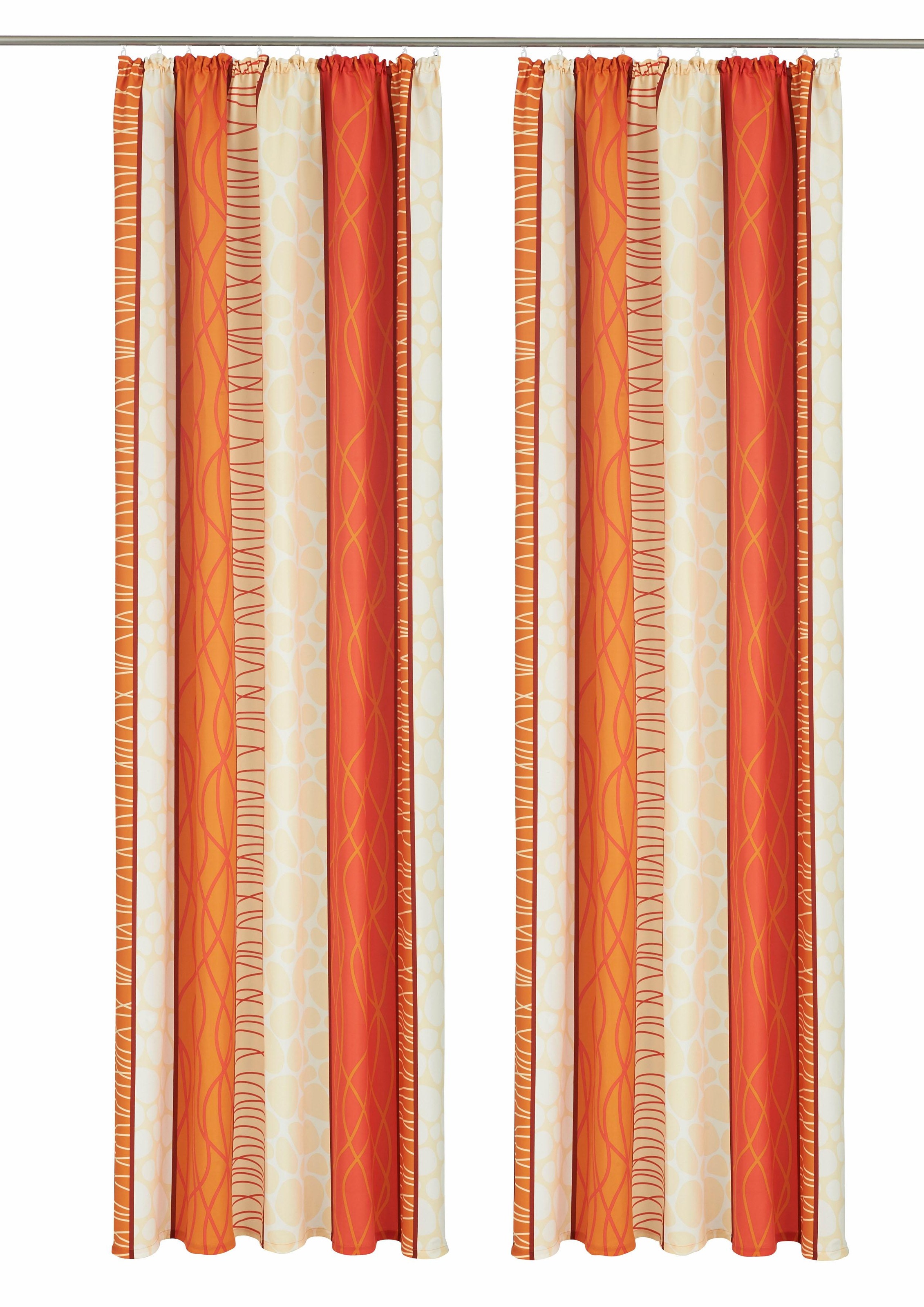 my home Vorhang "Gosen" Kräuselband 2 Stk. tlg. Gardine, Fertiggardine, bli günstig online kaufen