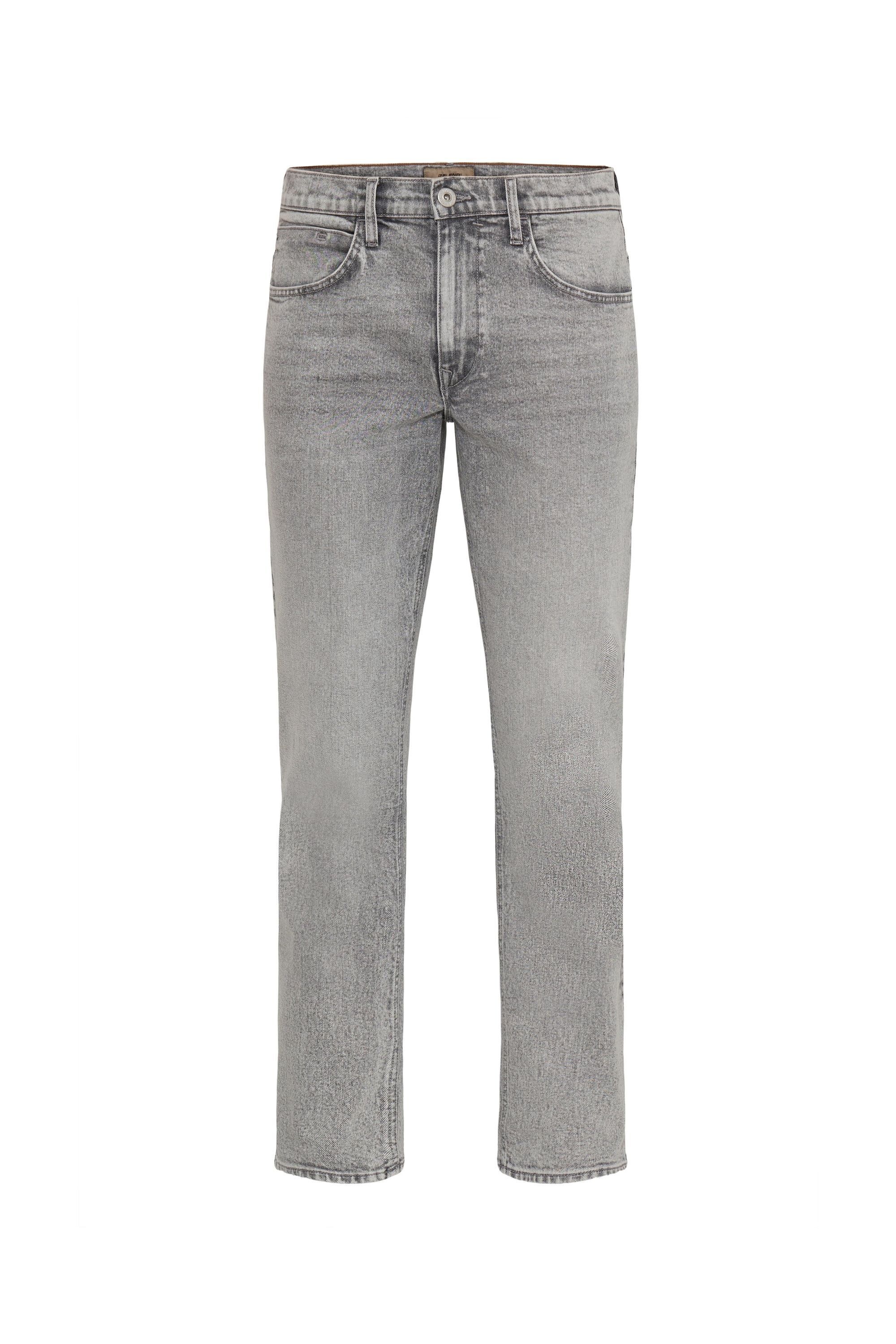 Relaxhose BLEND "BHRock", Herren, Gr. 31, Länge 32, denim lightgrau, 23, Denim/Jeans, 99% Baumwolle, 1% Elasthan, unifarben, Basic, normal normal, Hosen Relaxhose, Jeanshose mit normalem Bund und geradem Bein - Rock Fit