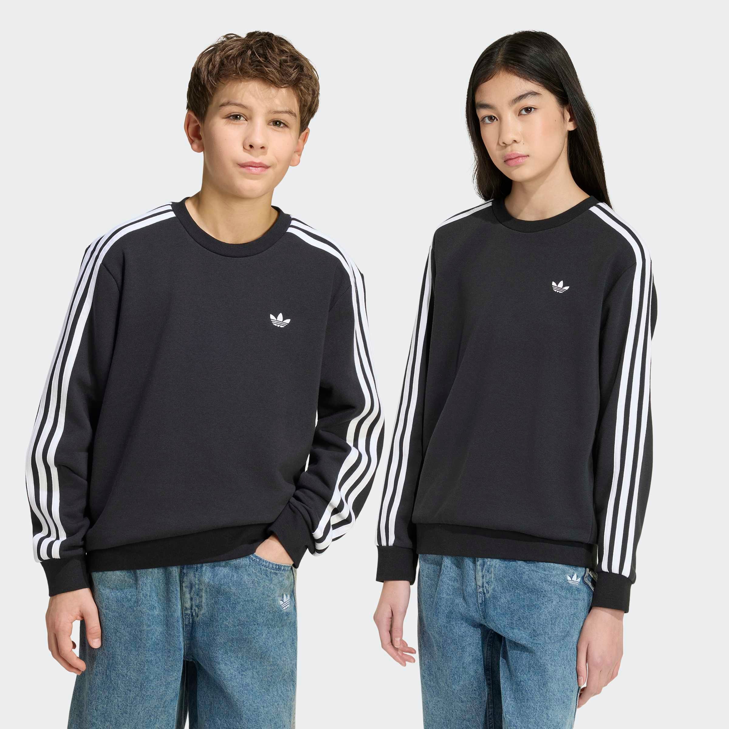 adidas Originals Sweatshirt "LOCKERES 3-STREIFEN RUNDHALS"