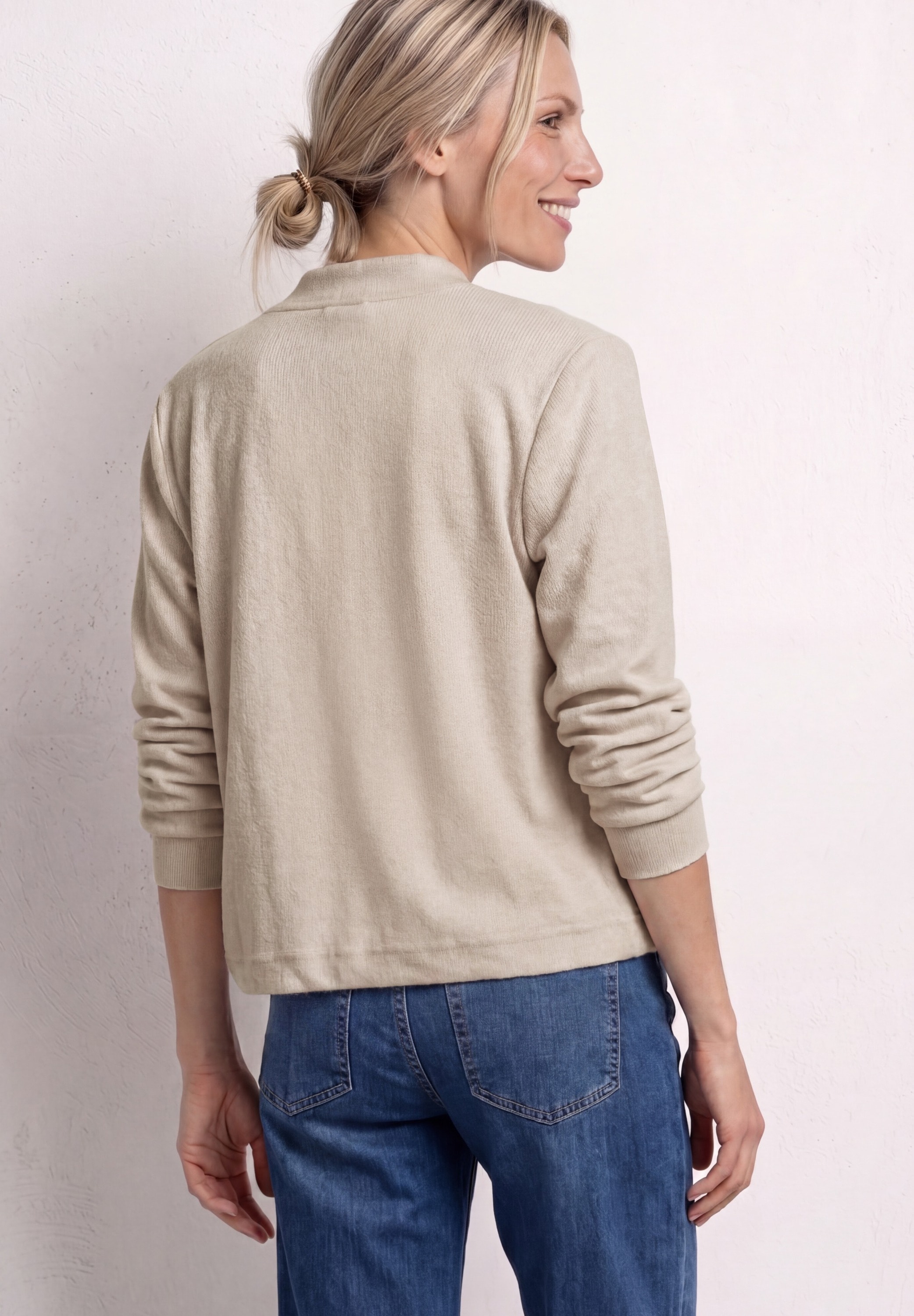 STREET ONE Cardigan mit Rundhalsausschnitt