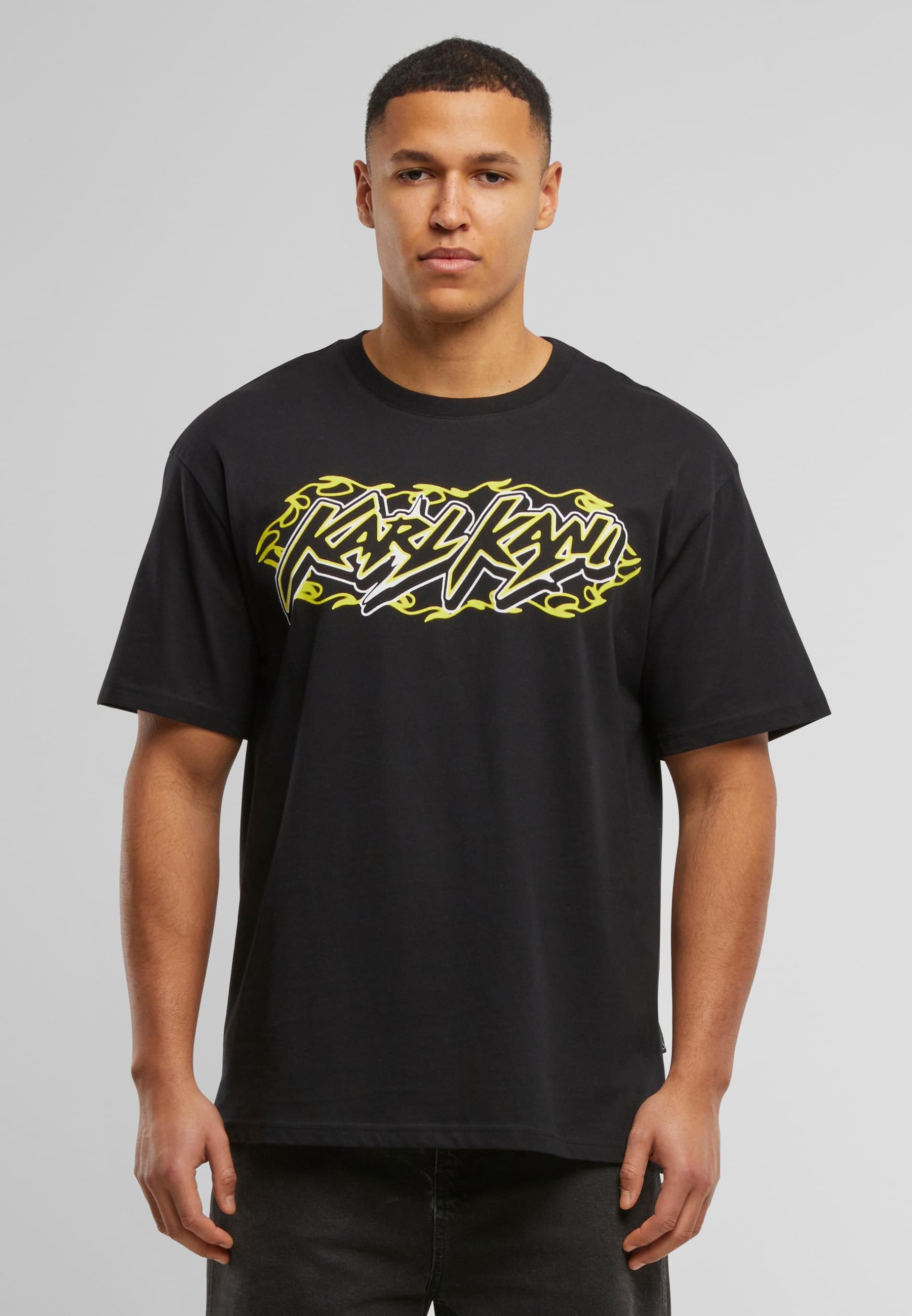 Karl Kani T-Shirt »Karl Kani Woven Signature Kani Heat Tee«, (1 tlg.)